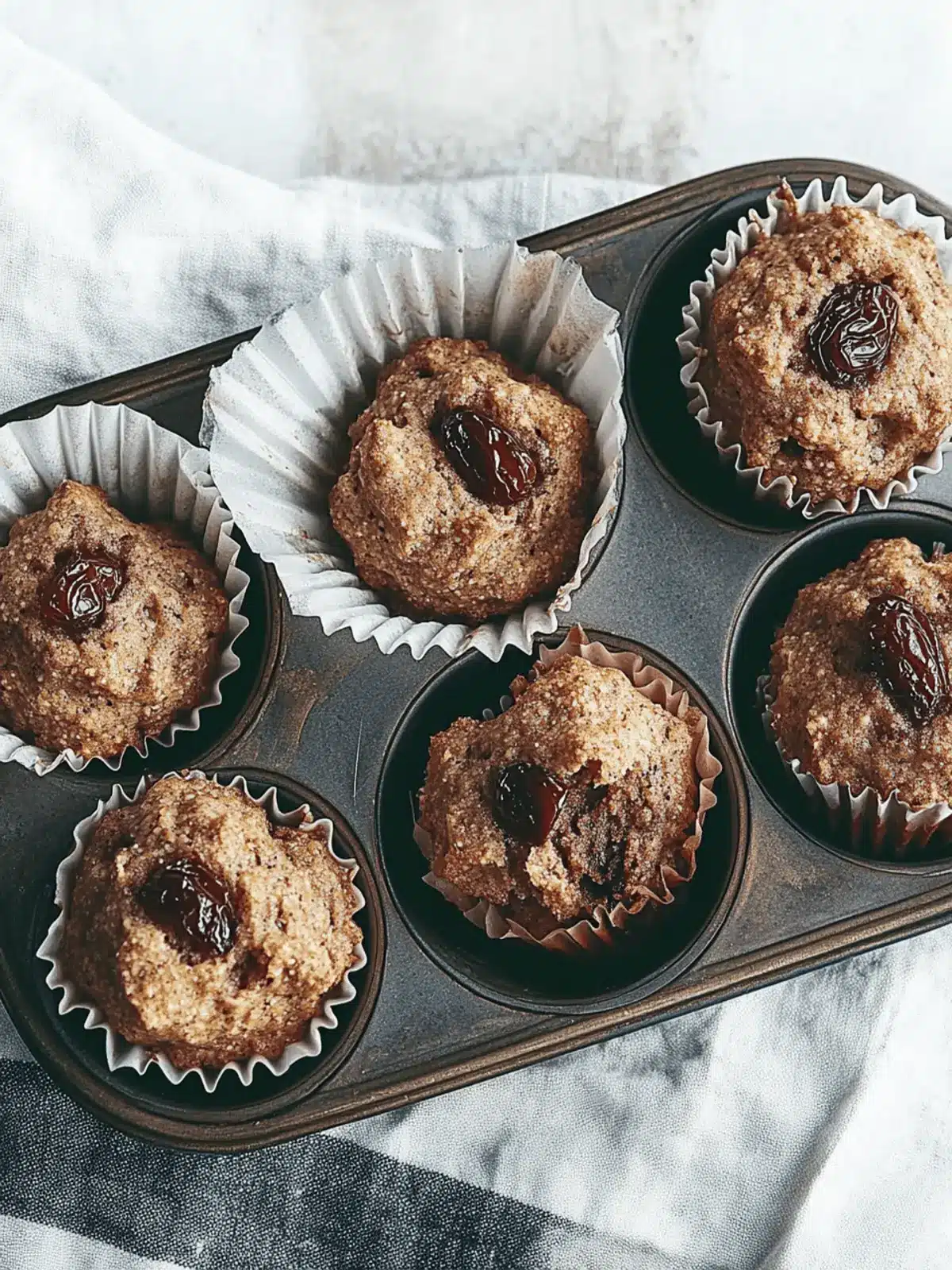 Chocolate-Date Bran Muffins
