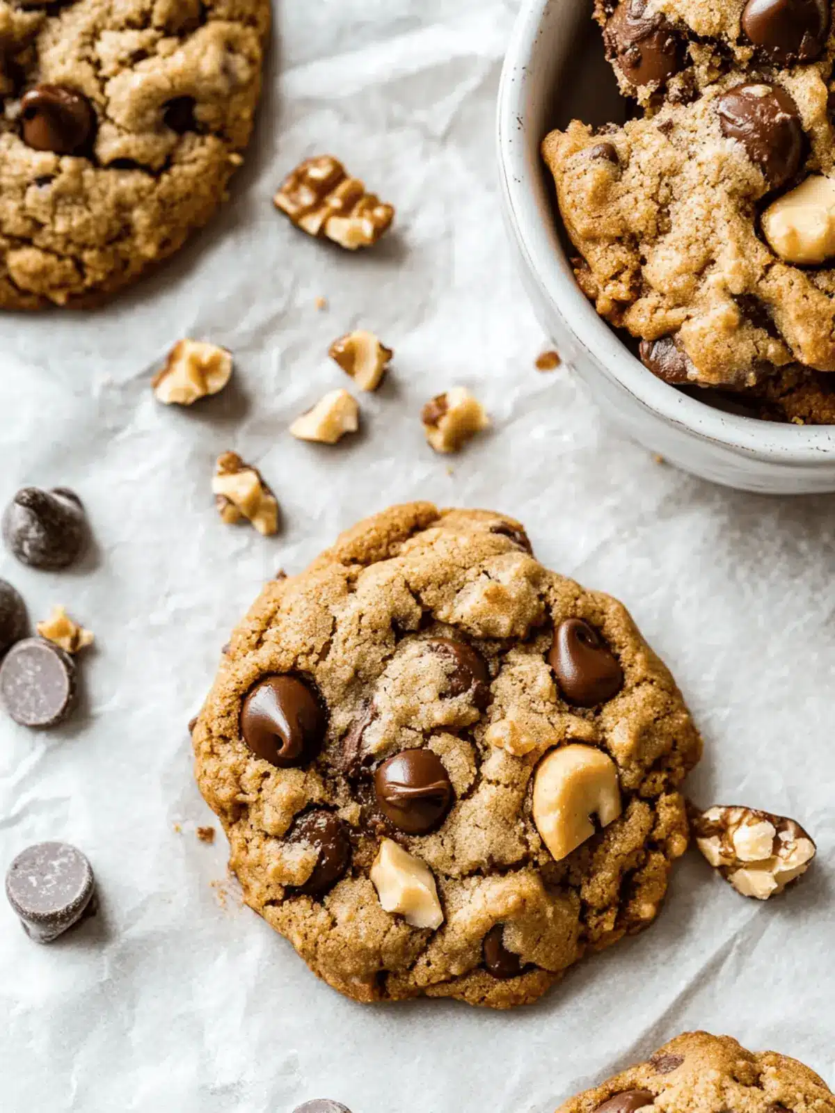 Chocolate Chip Walnut Cookies