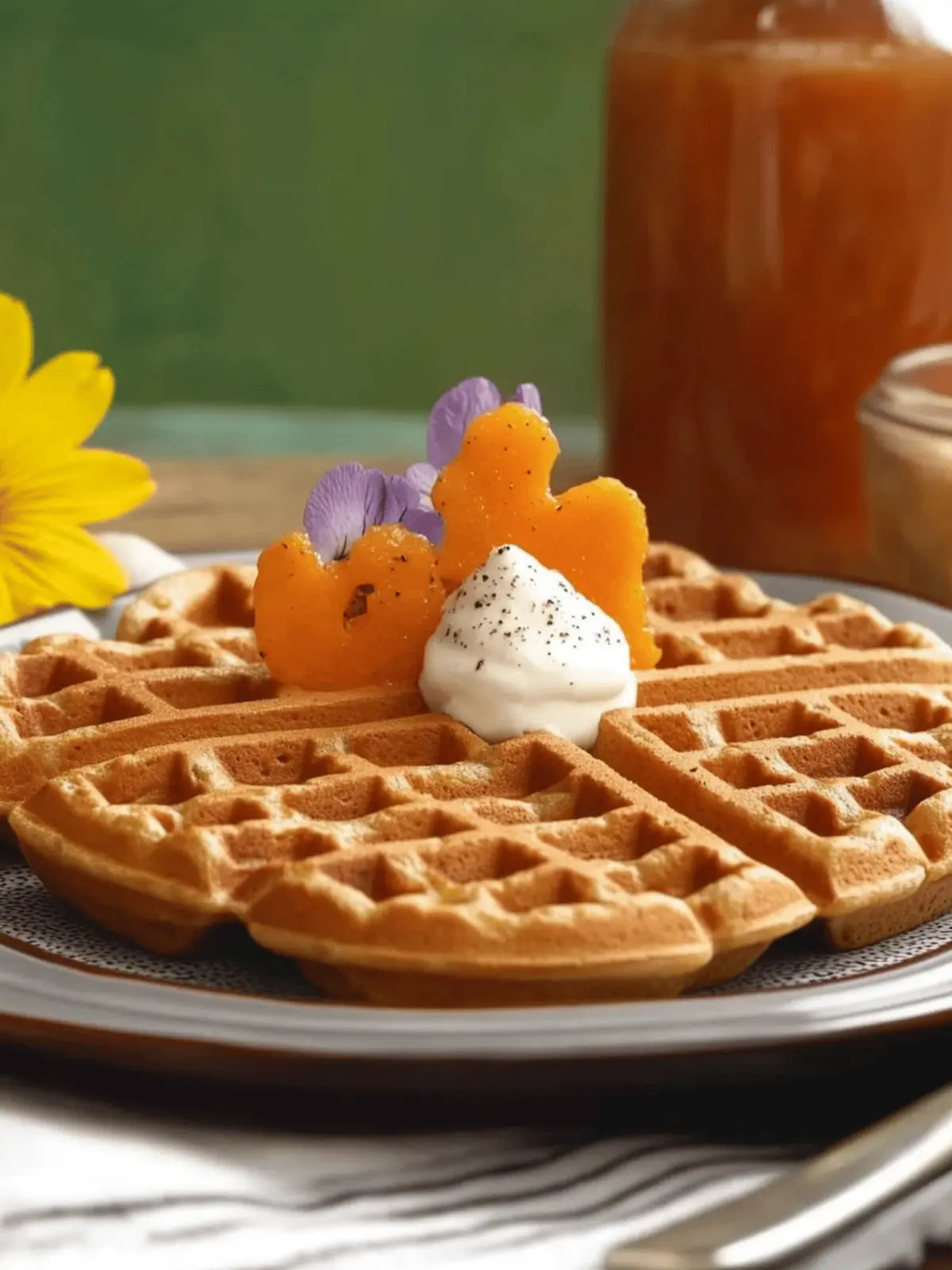 Sweetpotato Waffles