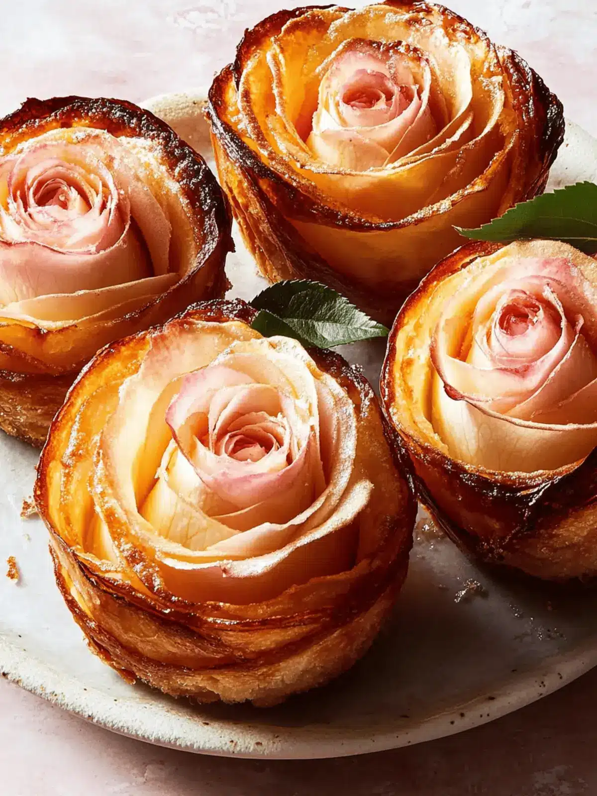 Irresistible Apple Roses: A Simple Guide to Fall Desserts 2 Apple Roses