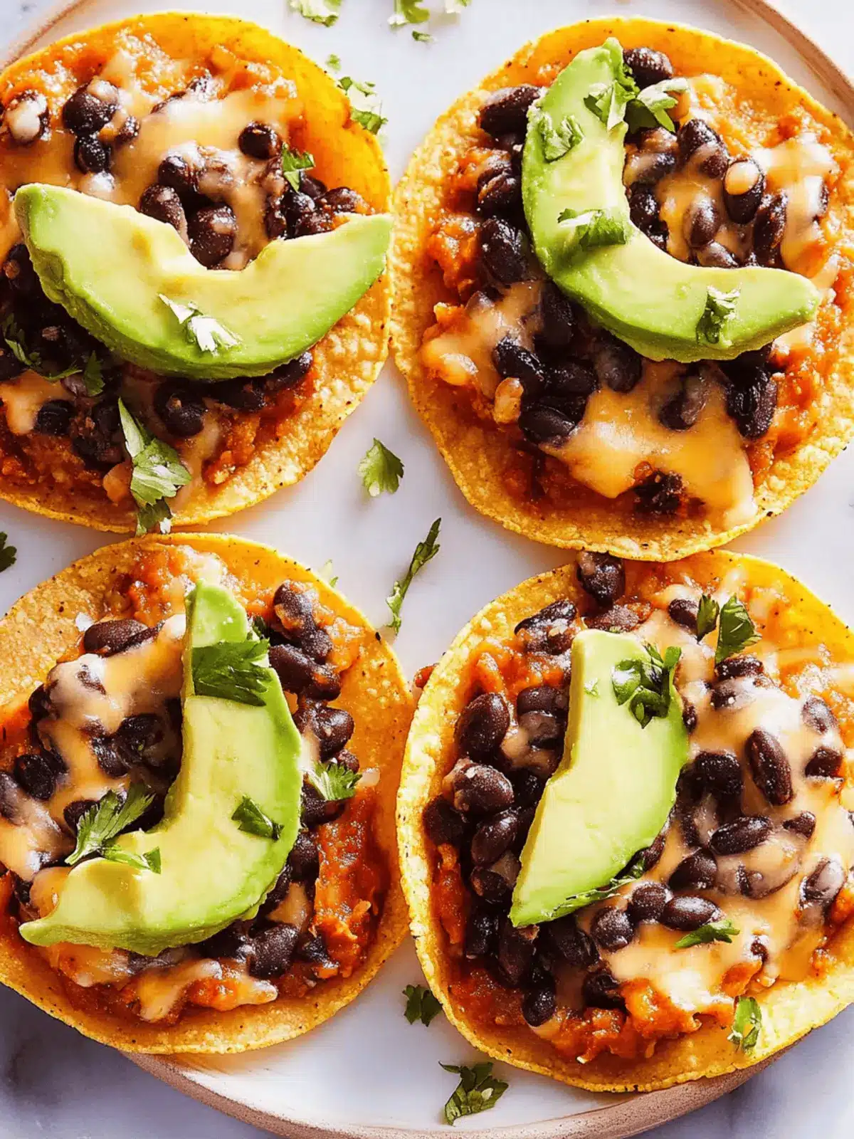 Black Bean Tostadas