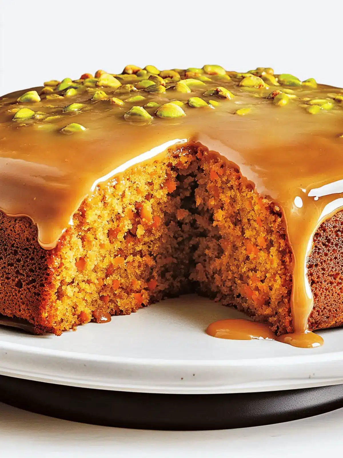 Cardamom-Pistachio Carrot Cake