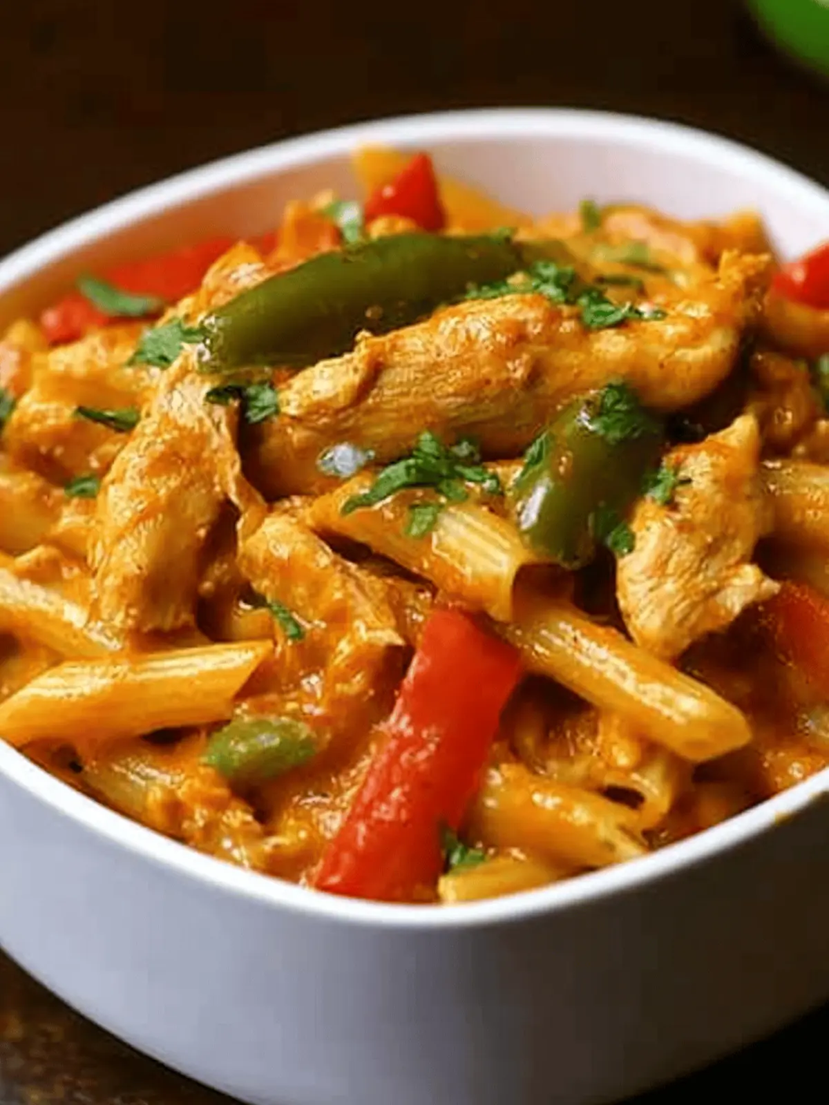 One-Pot Chicken Fajita Pasta