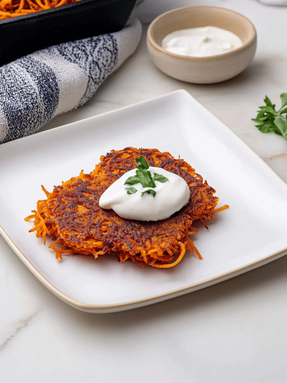 Spiralized Sweetpotato Latkes: Crispy Vegan Delight at Home 5 Spiralized Sweetpotato Latkes