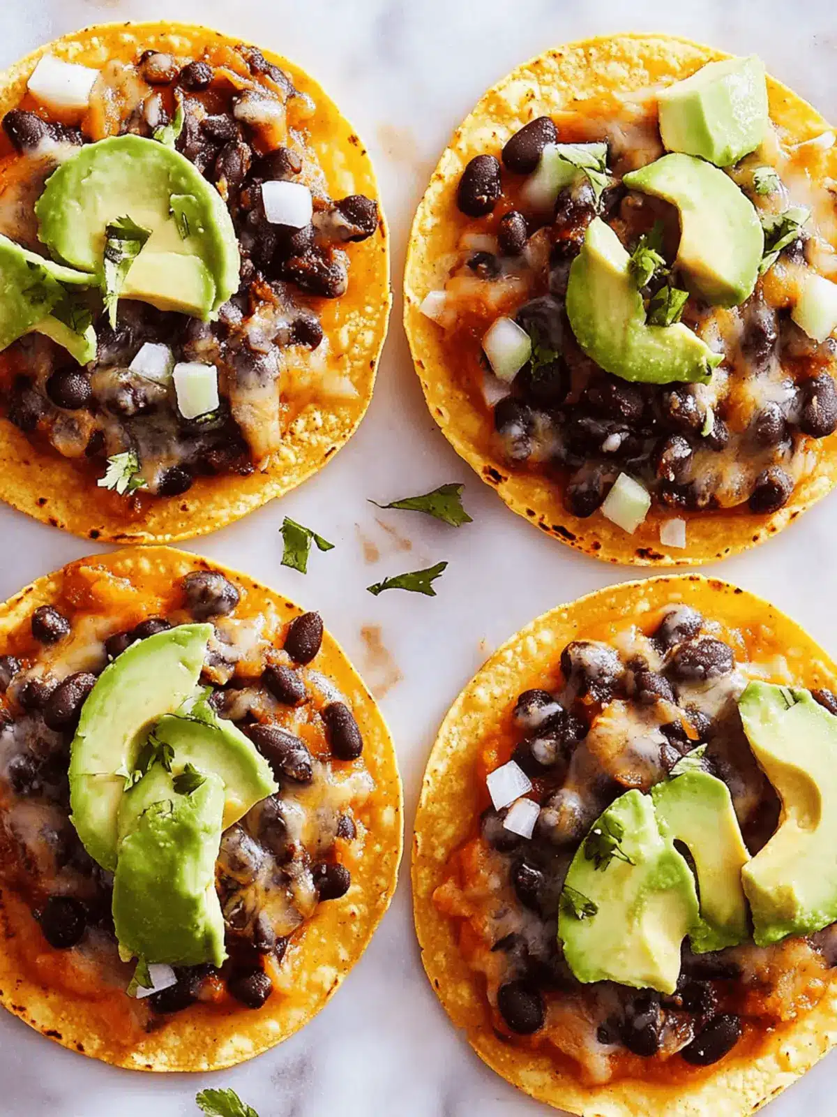 Black Bean Tostadas