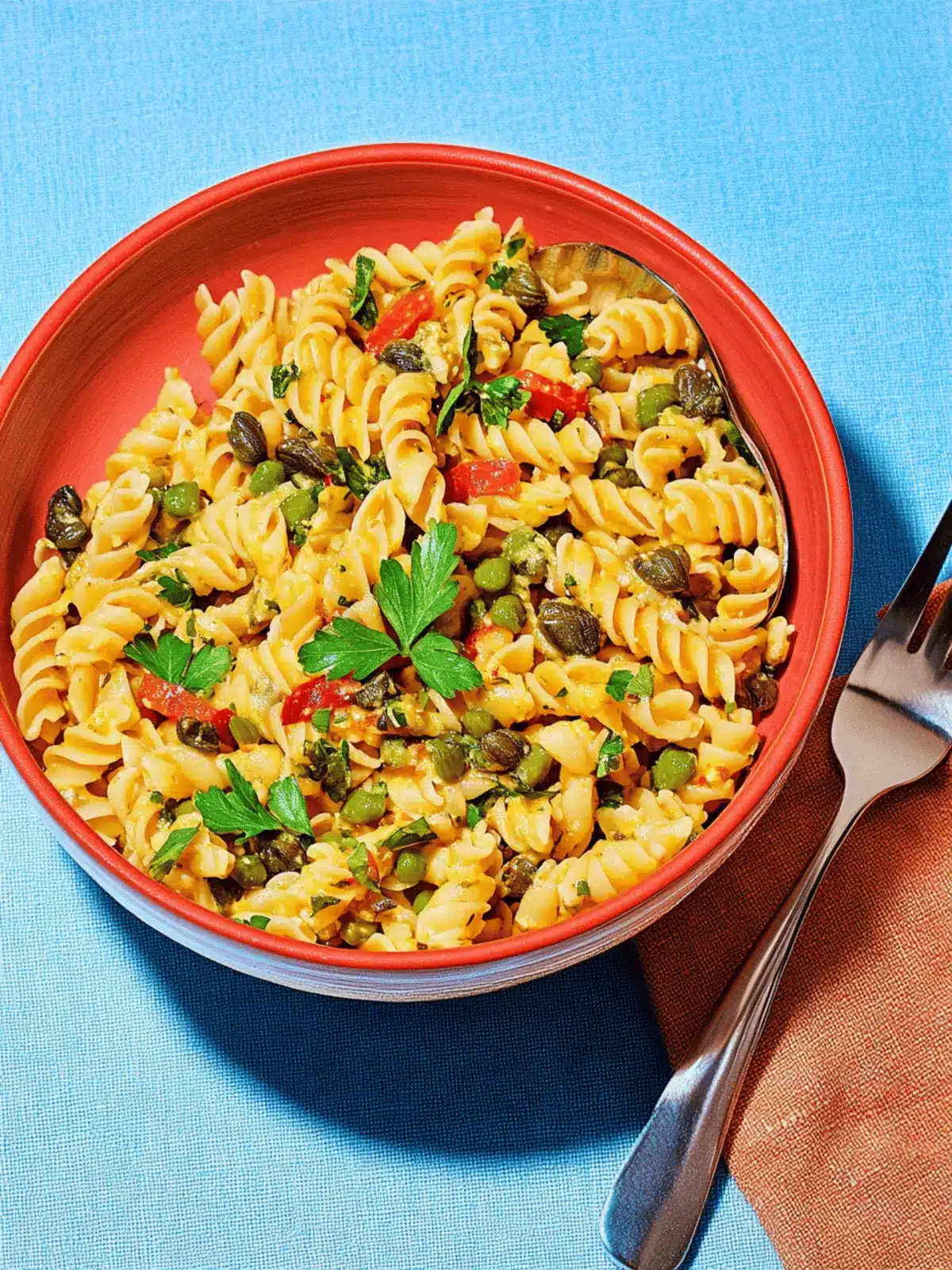Lemony Pasta Salad With Crisped Capers