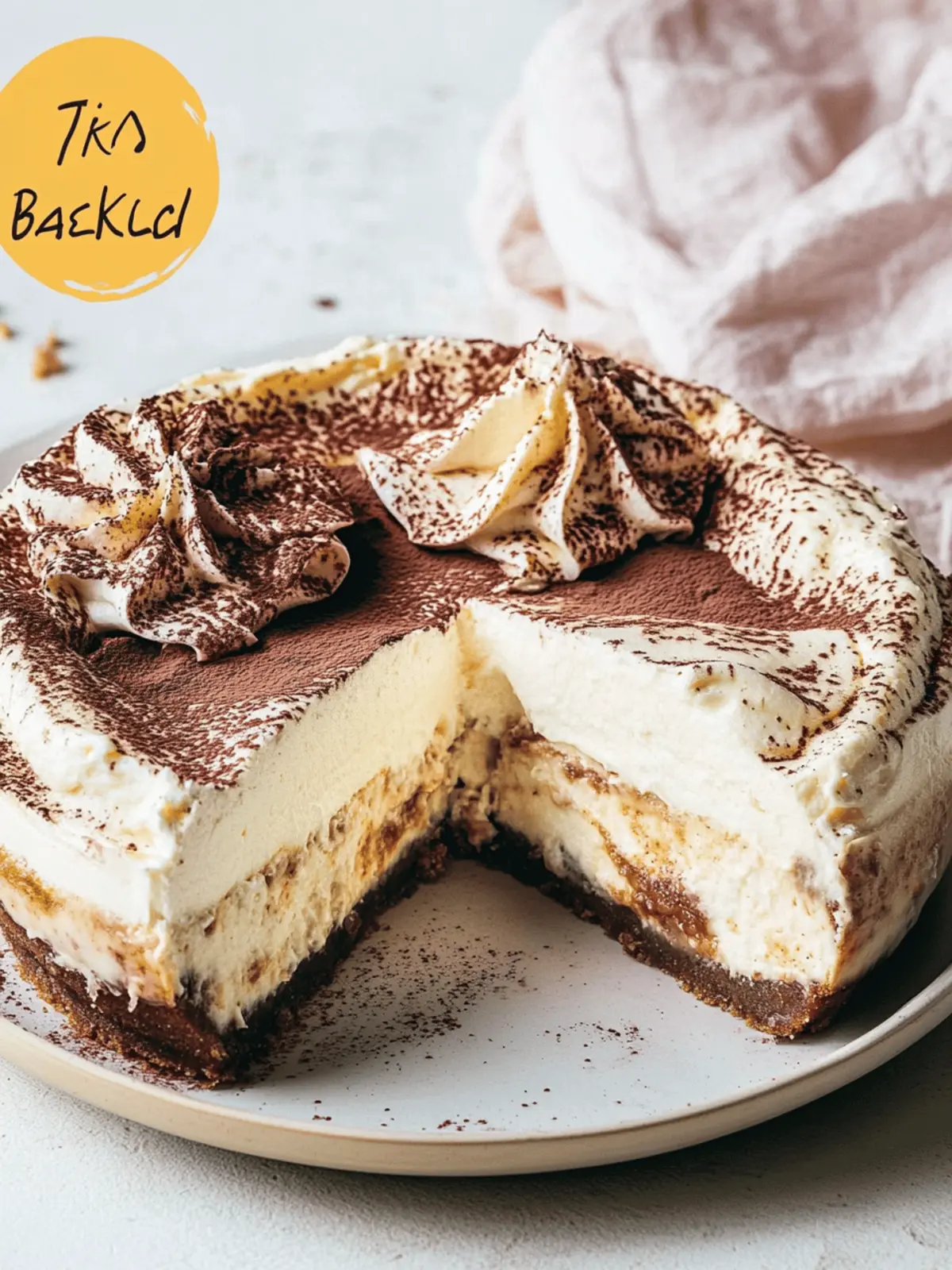 Tiramisu Basque Cheesecake