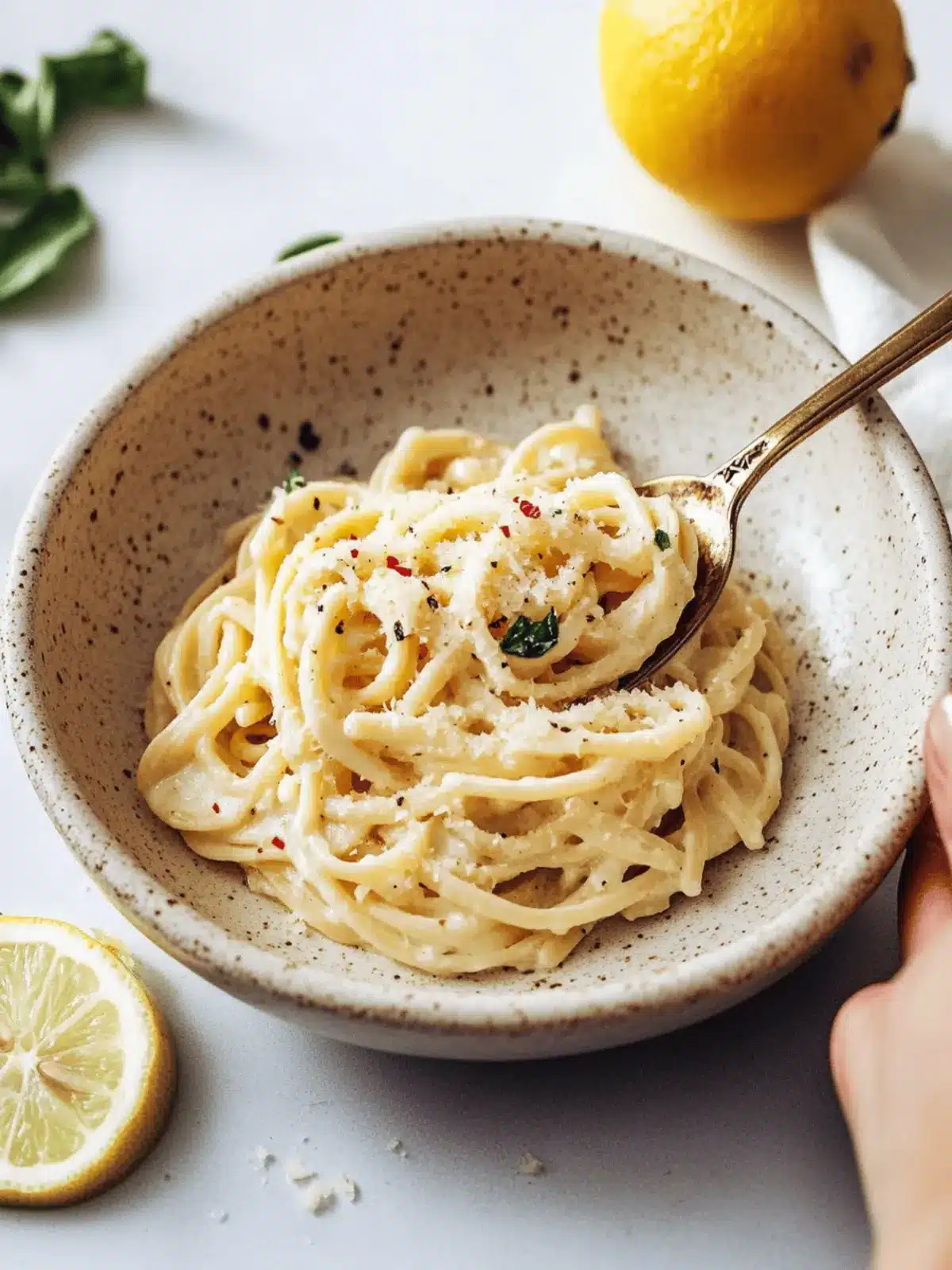 Vegan Pasta Al Limone
