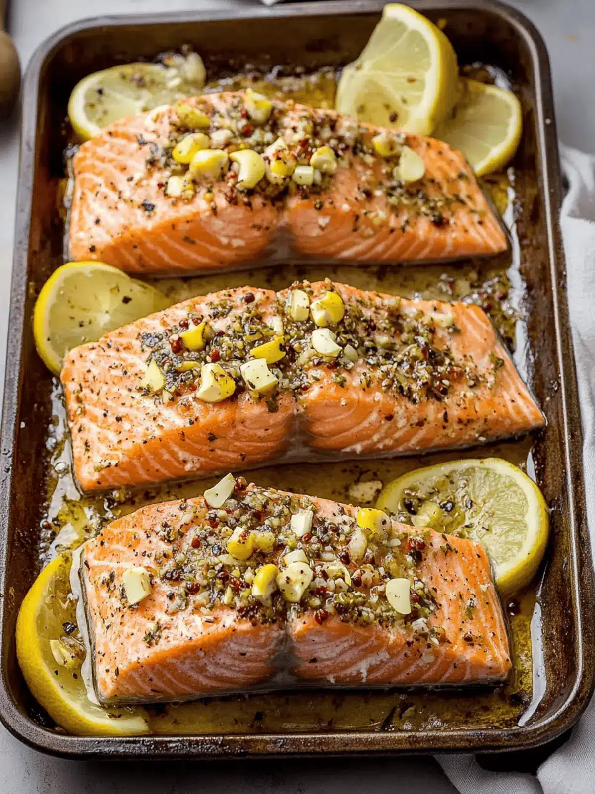 Broiled Salmon