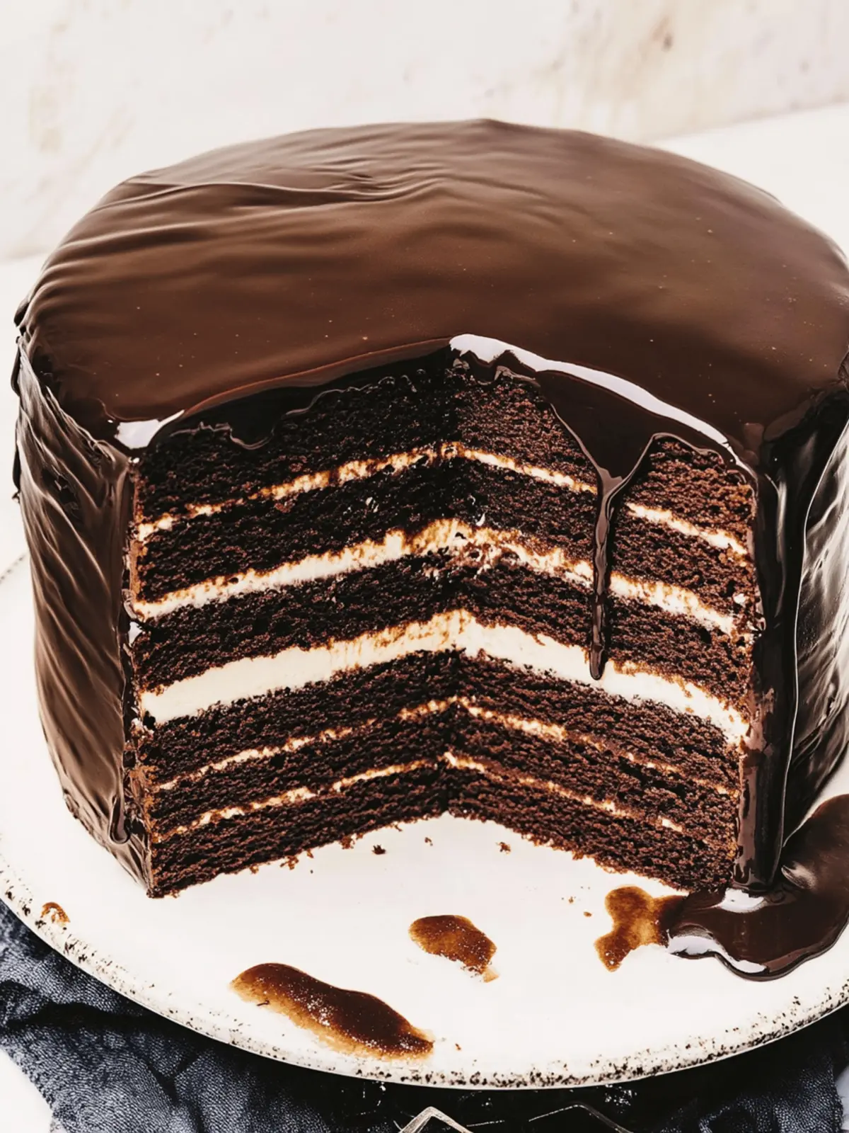 Chocolate Doberge Cake