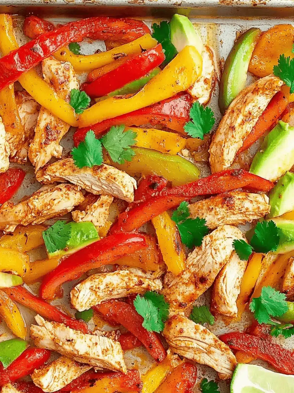 Sheet-Pan Chicken Fajitas