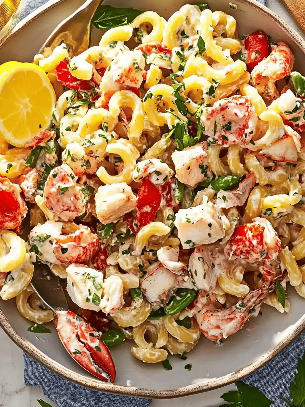 Lobster Roll Pasta Salad