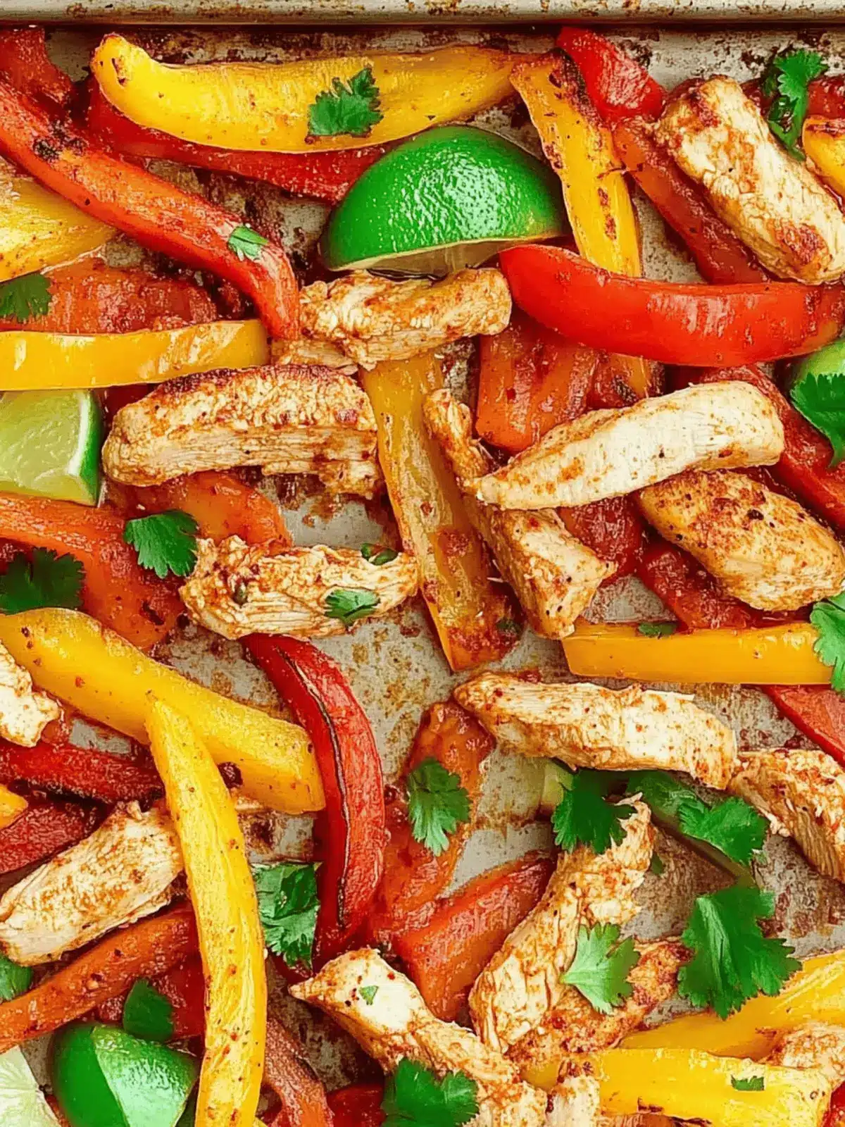 Sheet-Pan Chicken Fajitas