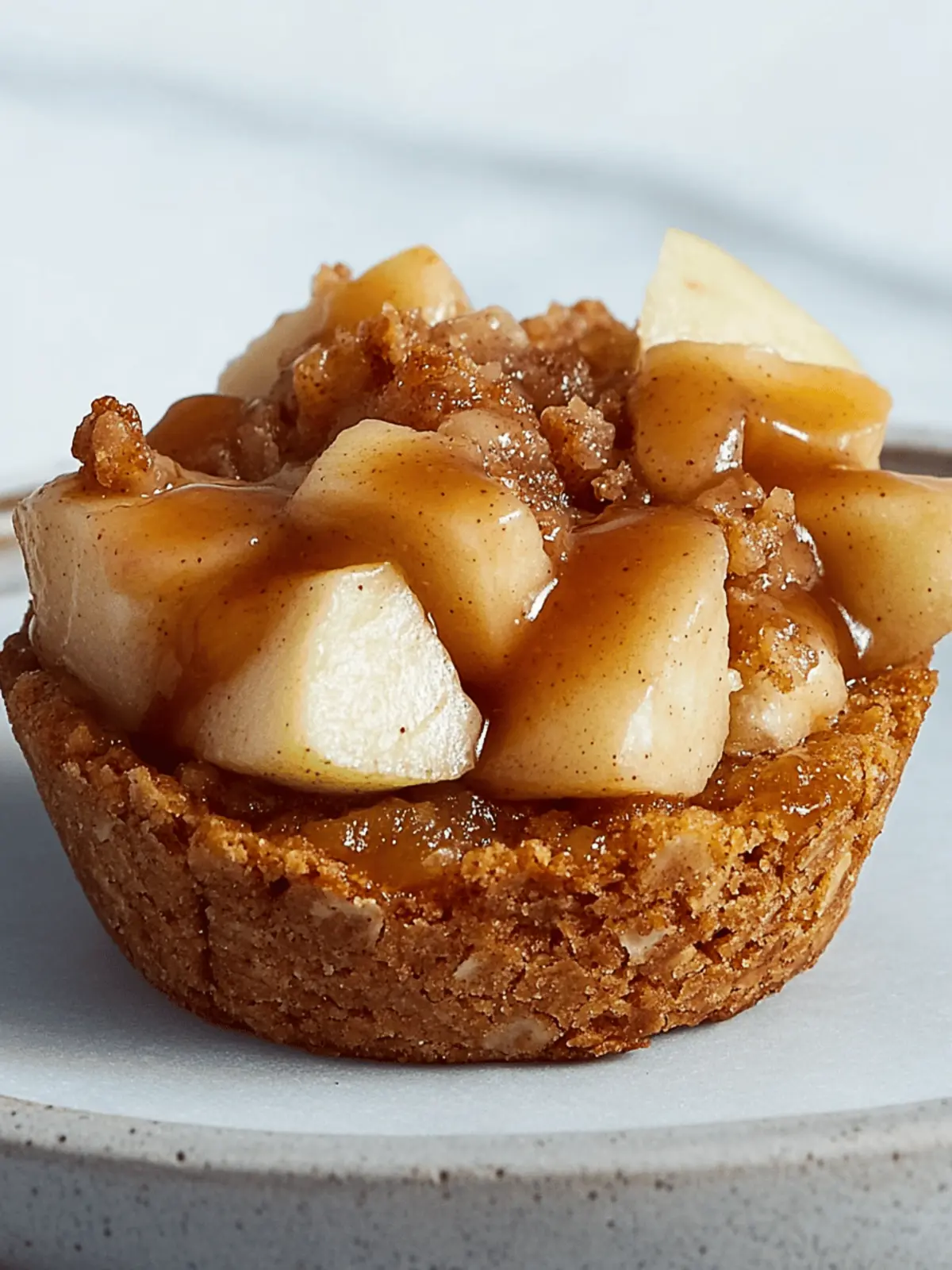 Fall in Love with Apple Crisp Cookie Cups Delight 4 Apple Crisp Cookie Cups