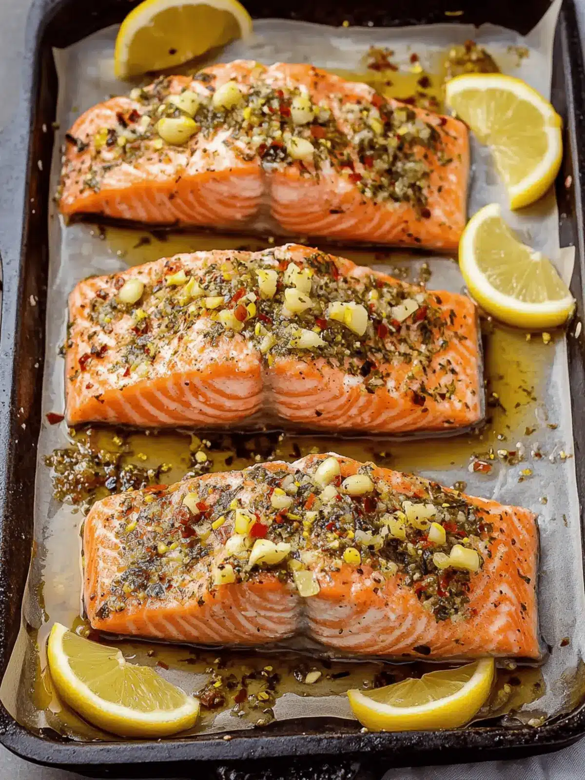Broiled Salmon