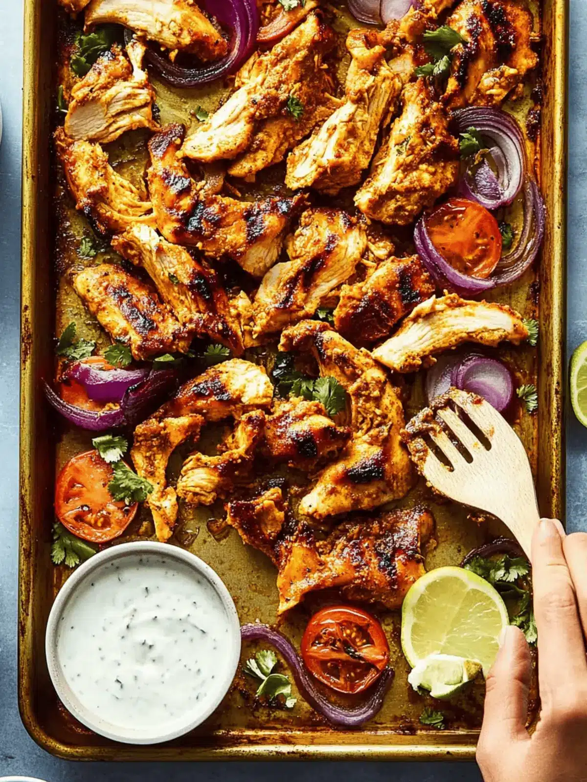 Chicken Shawarma Sheet-Pan Dinner