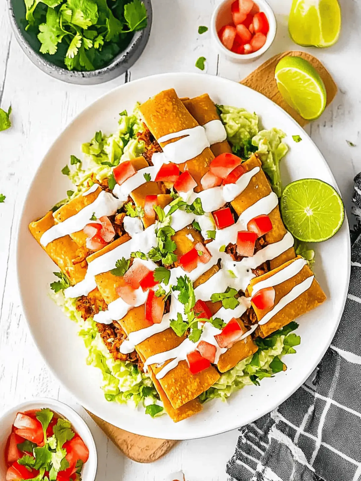 Easy Carnitas Taquitos