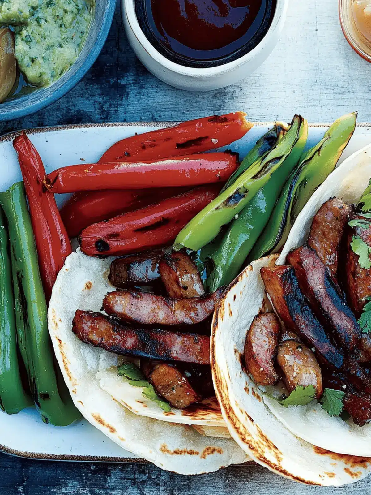 Grilled Kielbasa Tacos