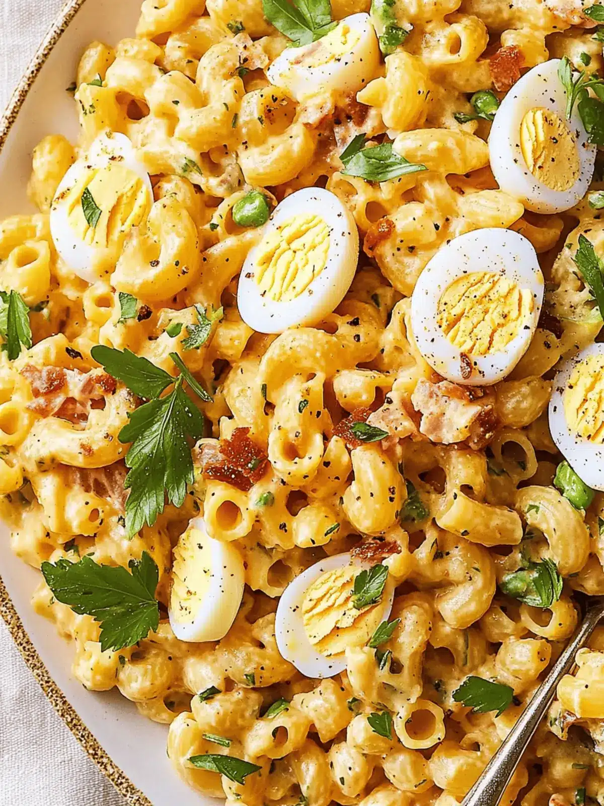 Deviled Egg Pasta Salad