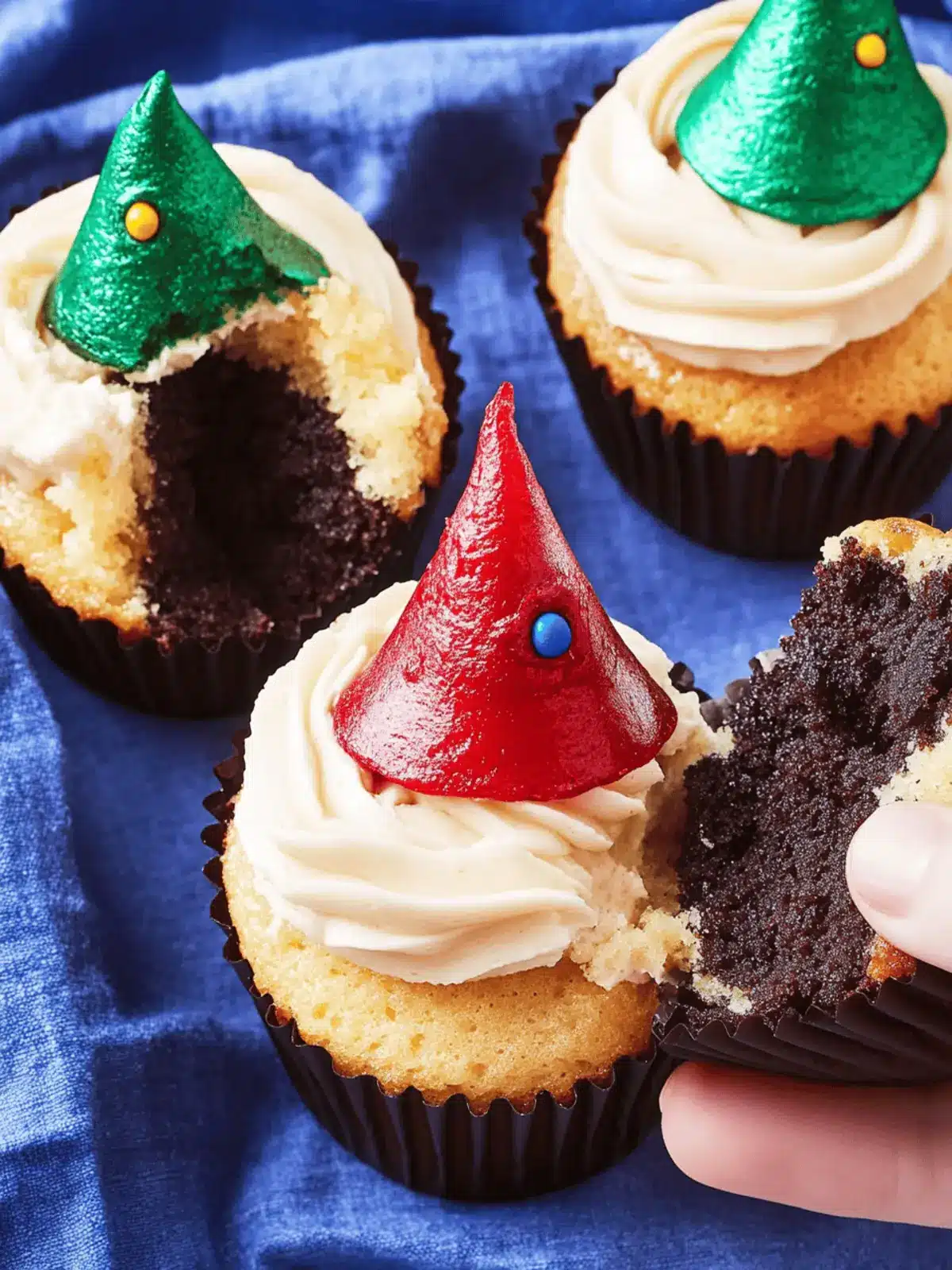 Sorting Hat Cupcakes