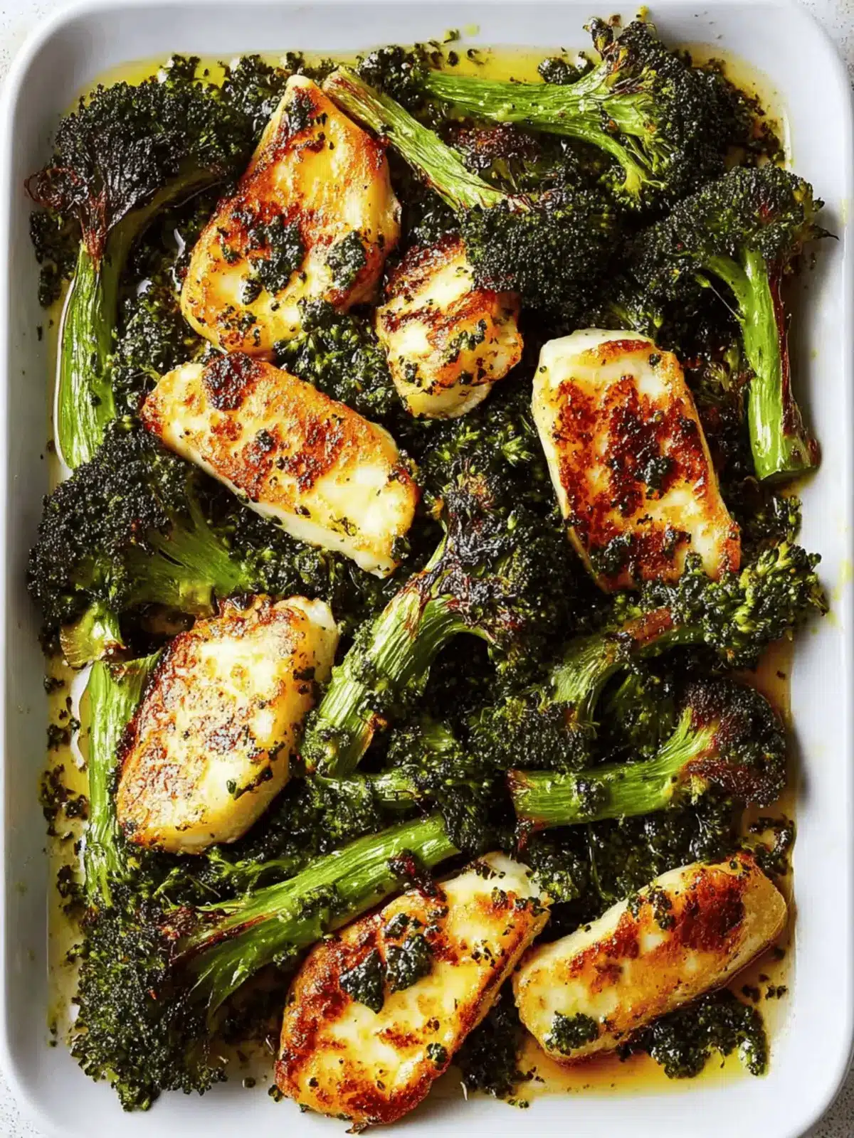 Sheet-Pan Roasted Halloumi & Broccolini