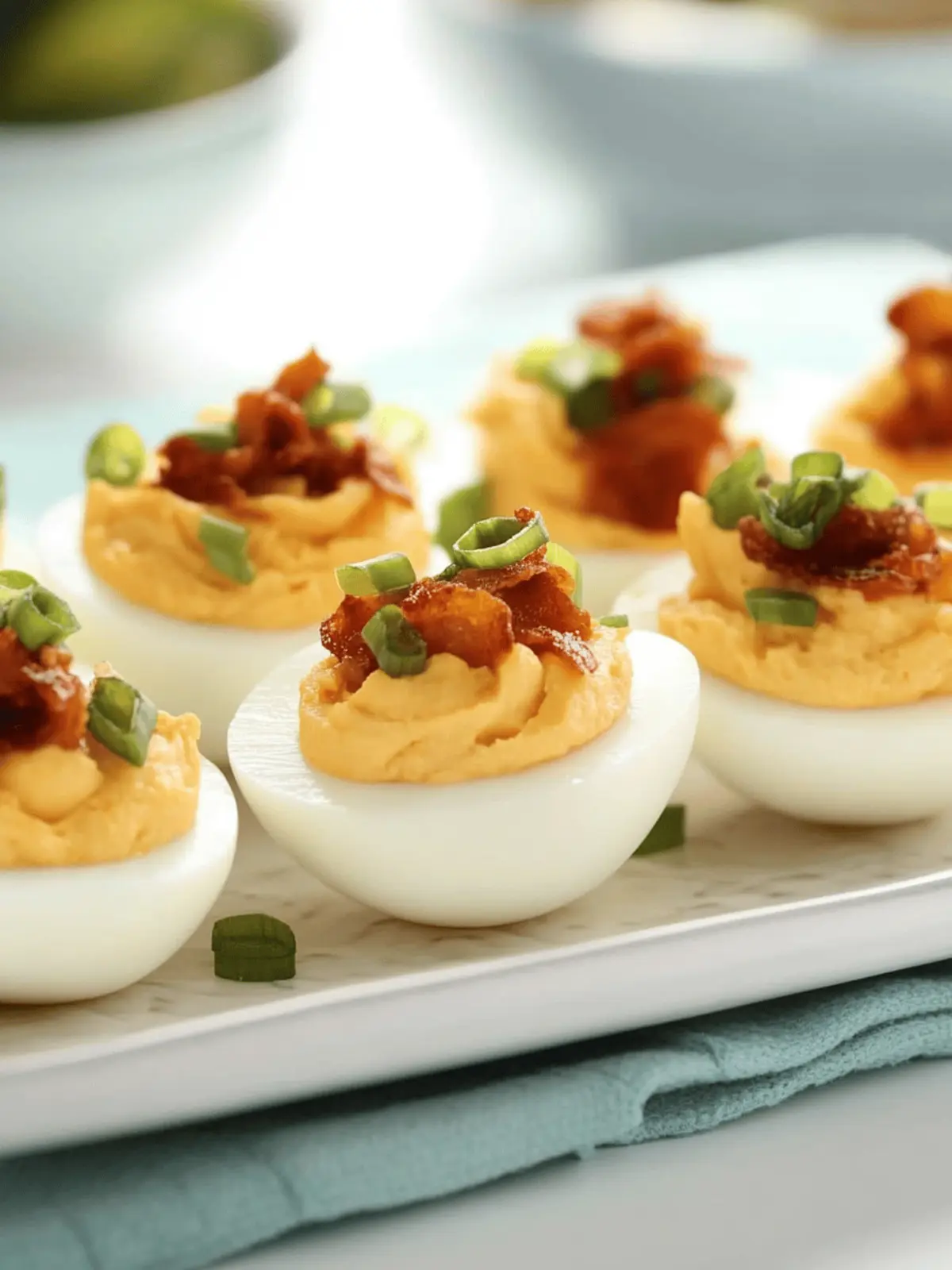 Sweetpotato Deviled Eggs