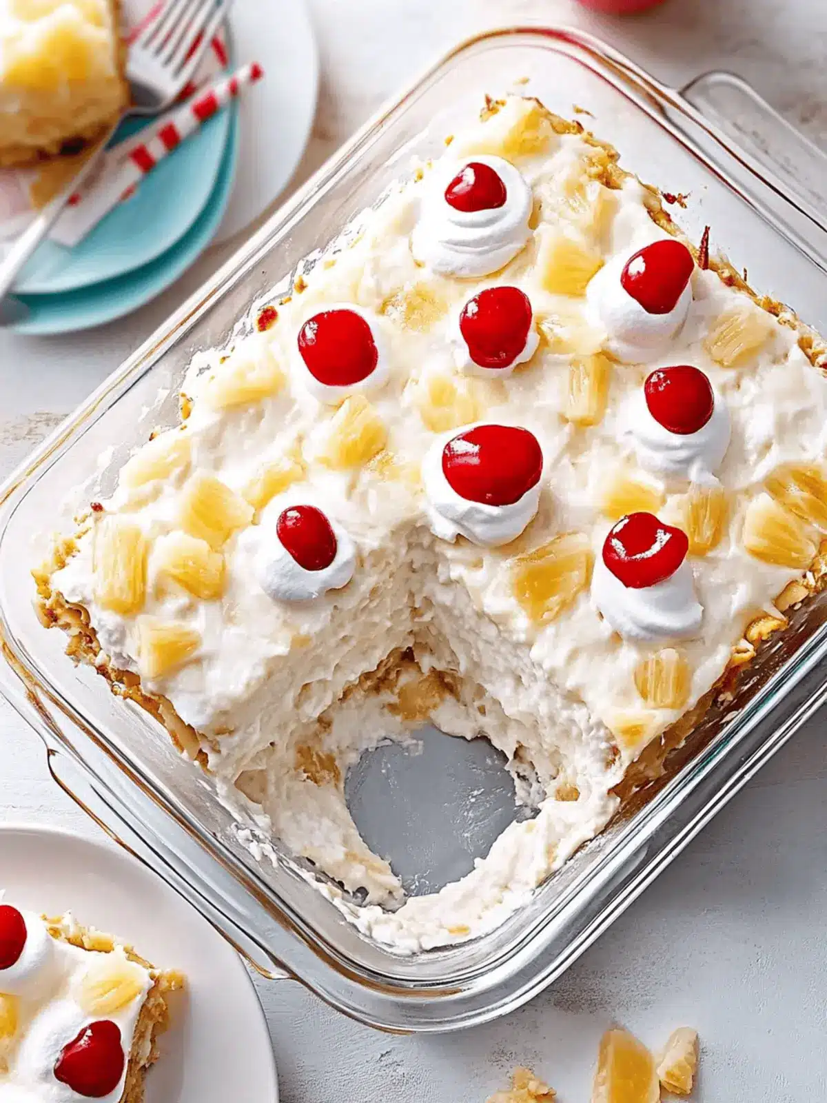 Piña Colada Lasagna