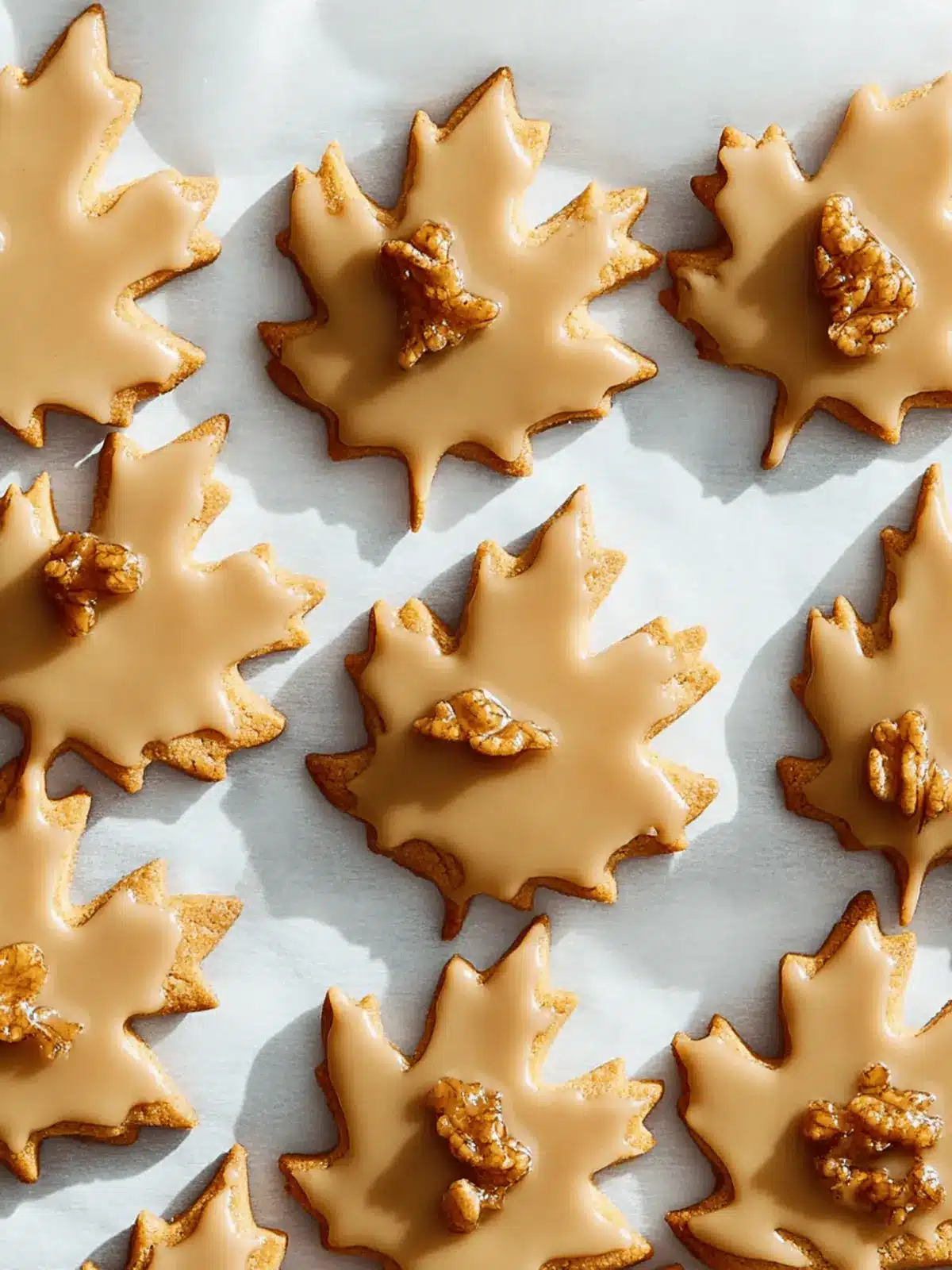 Fall for These Irresistible Glazed Maple Leaf Cookies 3 Fall: Glazed Maple Leaf Cookies