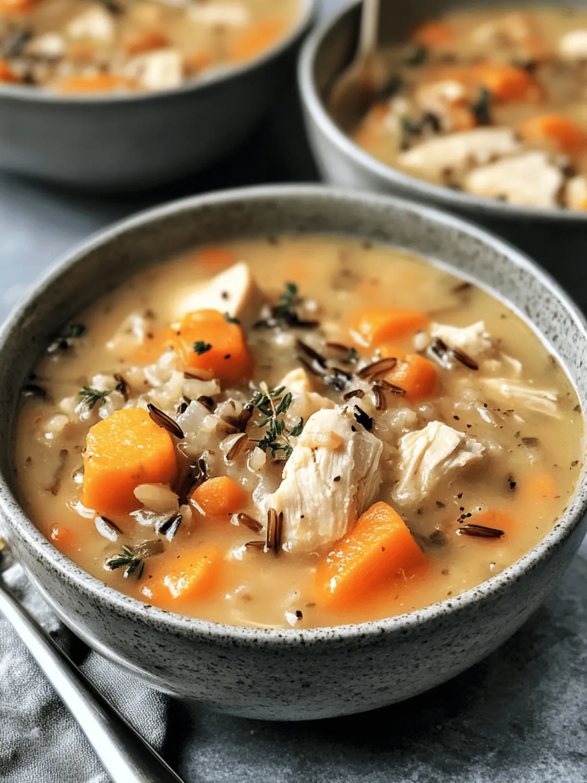 Instant Pot Sweetpotato, Chicken, and Wild Rice Soup Bliss 4 Instant Pot Sweetpotato, Chicken, and Wild Rice Soup