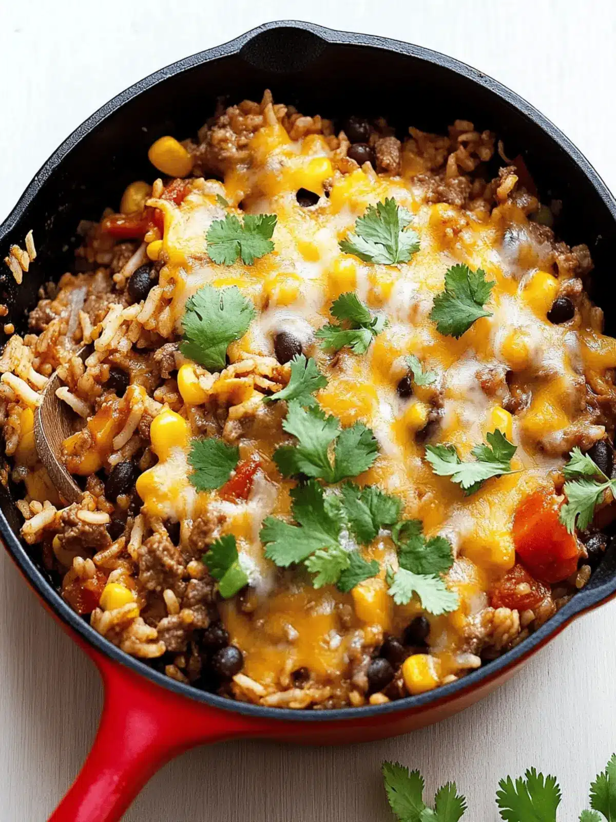 Mexican Beef 'N' Rice Skillet