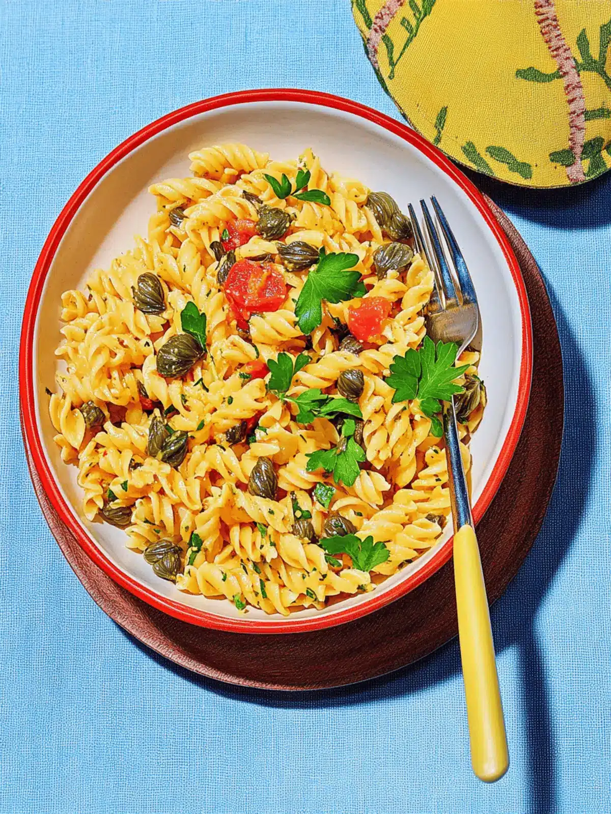 Lemony Pasta Salad With Crisped Capers