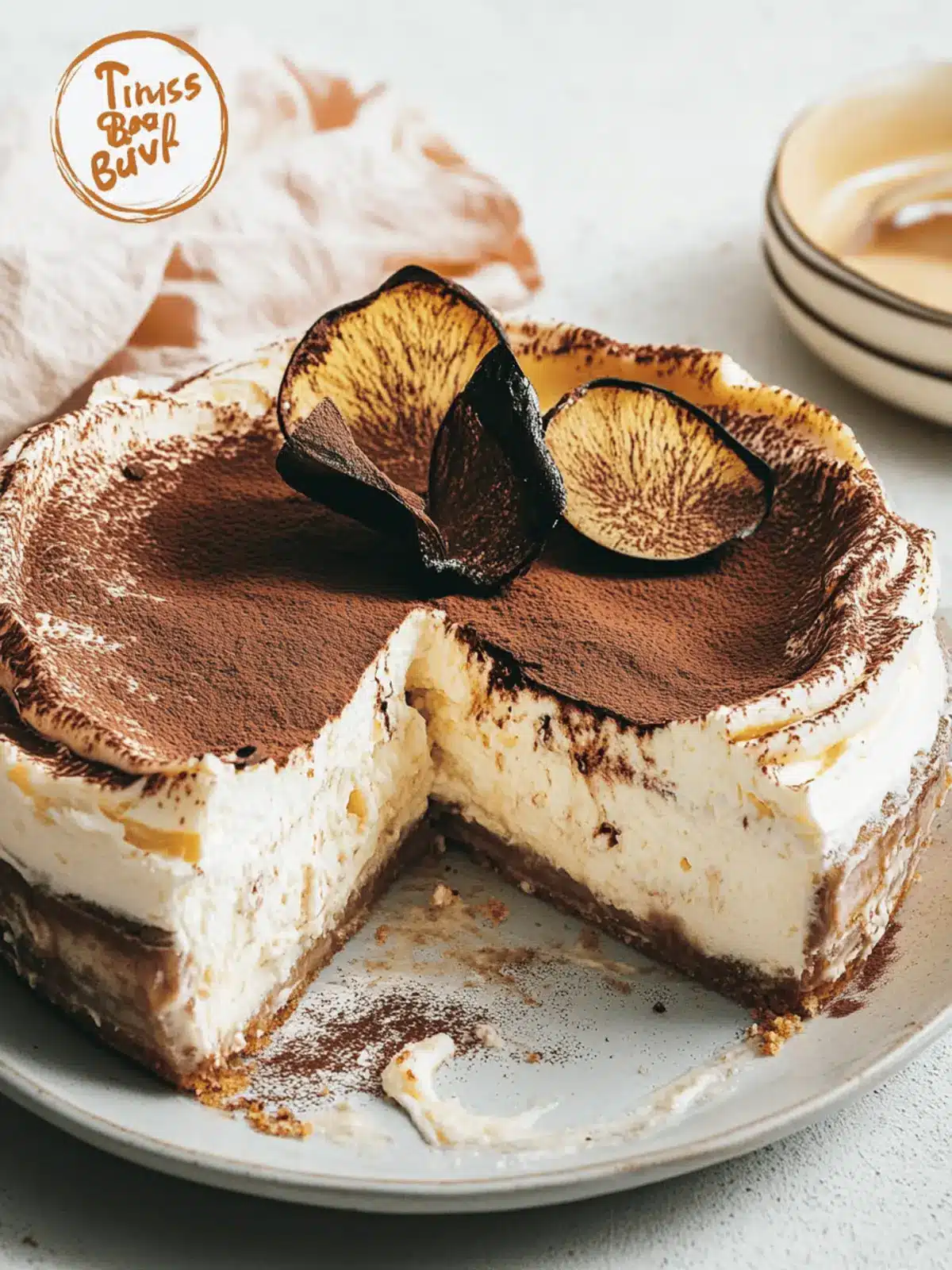 Tiramisu Basque Cheesecake