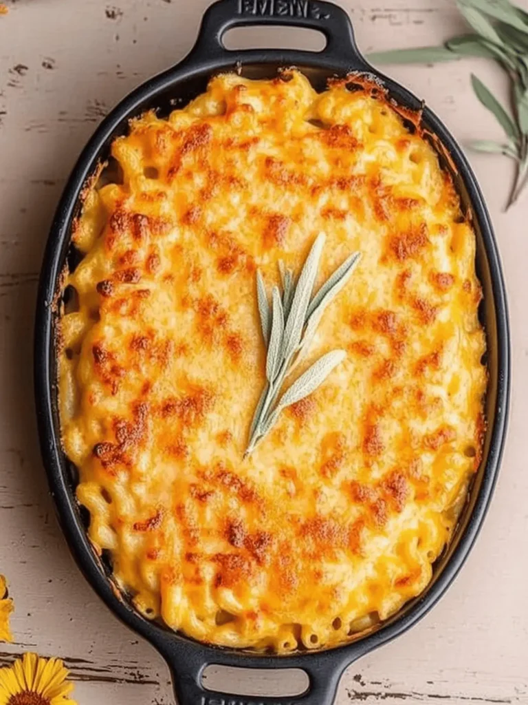 Easy Baked Pumpkin Mac and Cheese