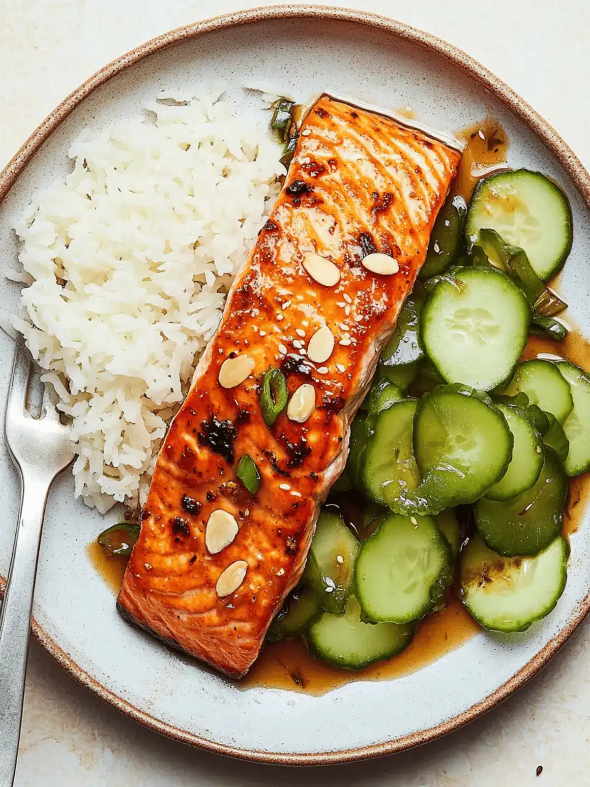 Air Fryer Salmon With Sweet Tamarind Glaze