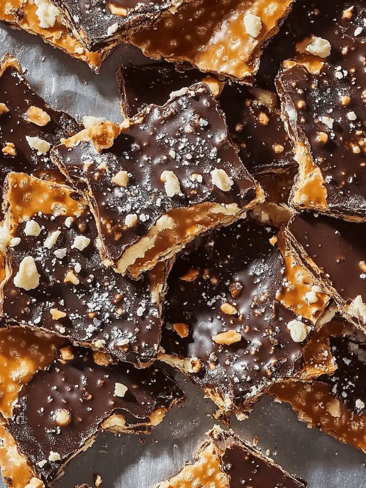 Chocolate Toffee Matzo