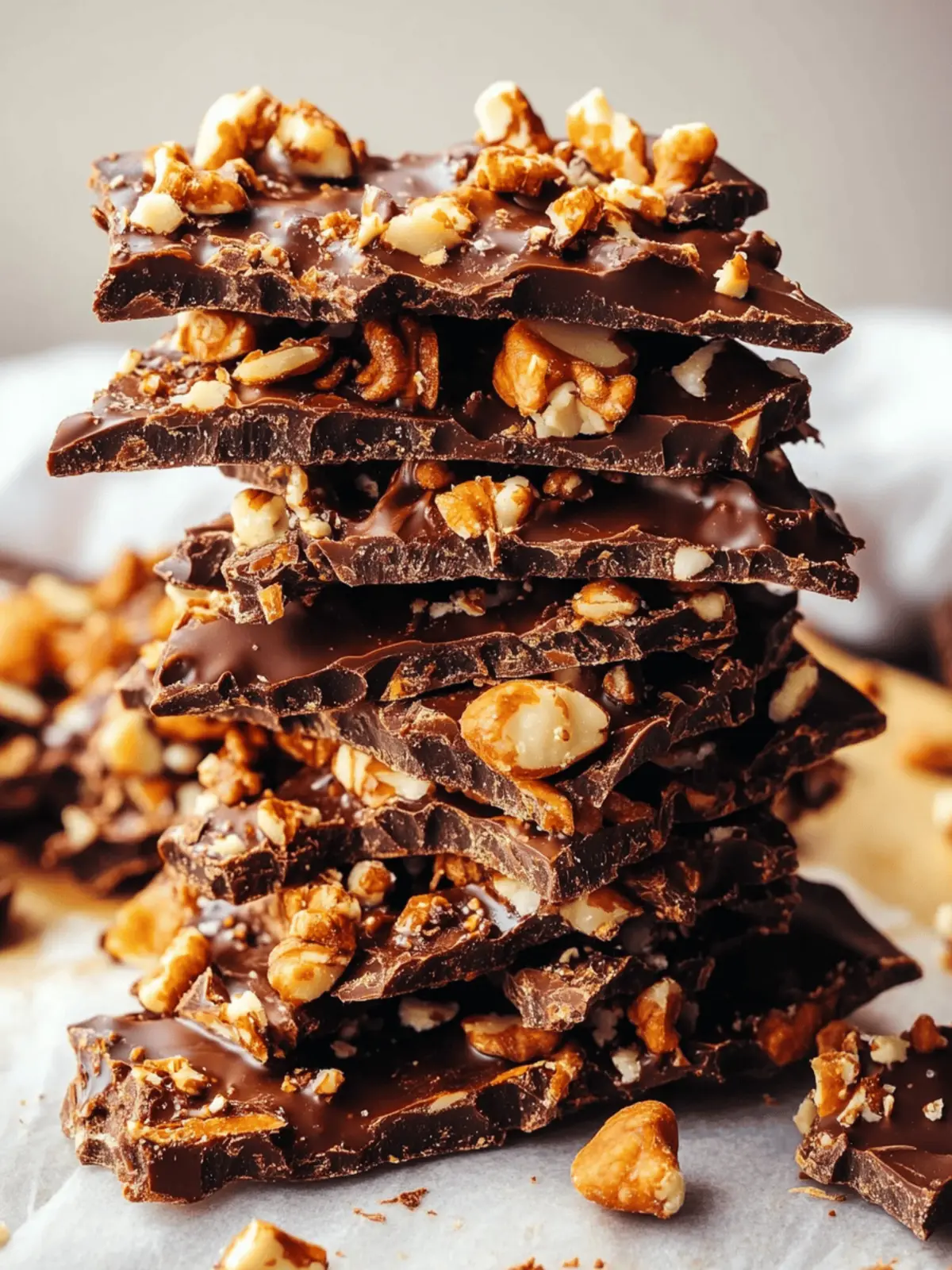 5-Ingredient Snickers Chocolate Bark