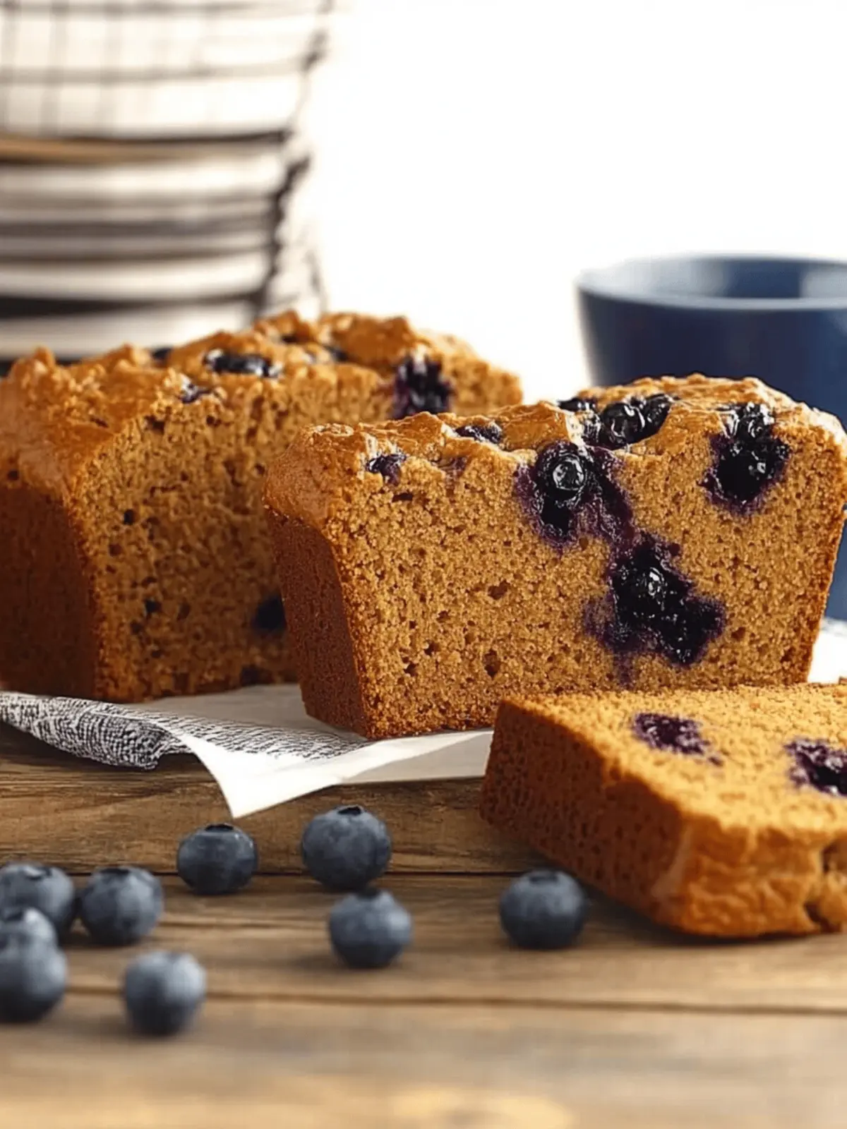Sweetpotato ‘n Blueberry Bread