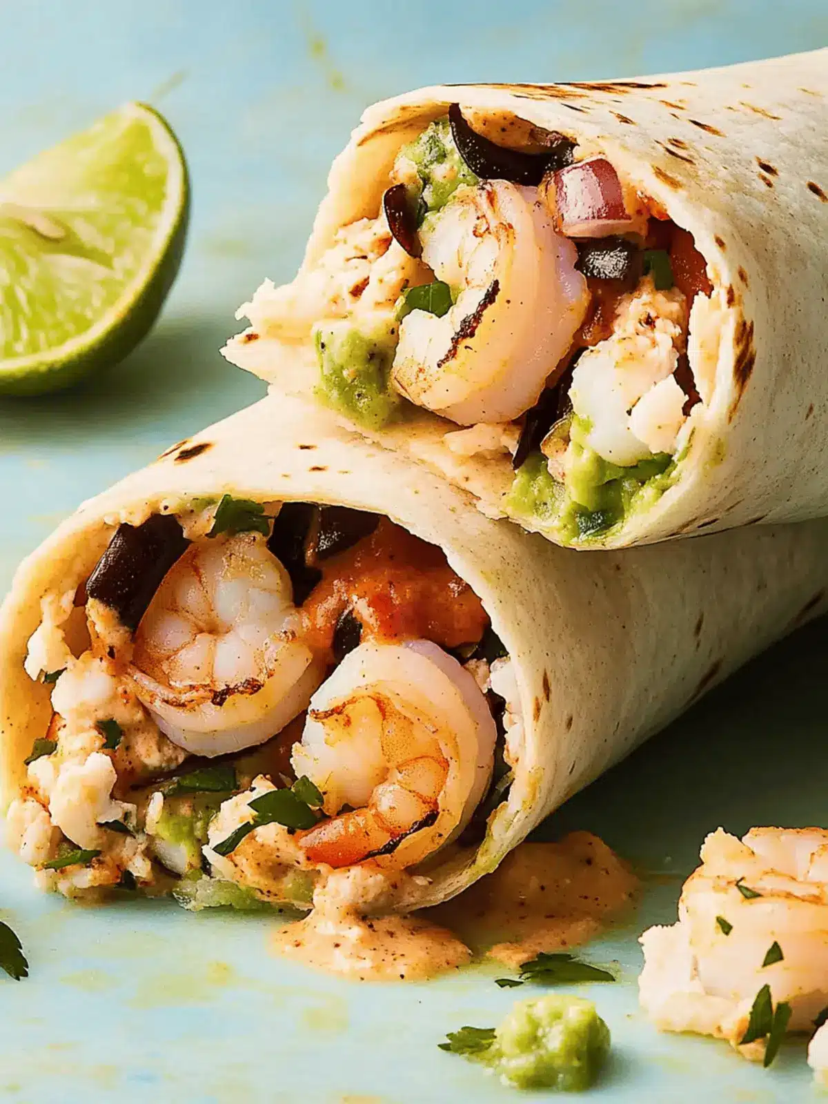 Old Bay Shrimp Burritos: Your New Favorite Quick Dinner! 4 Old Bay Shrimp Burritos