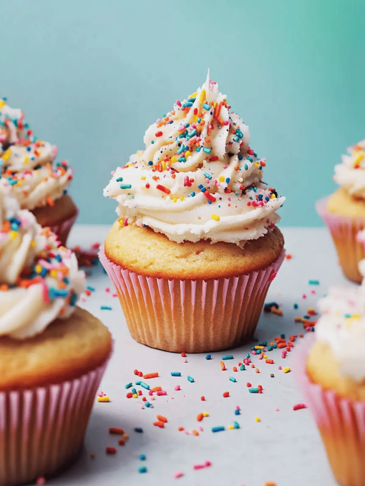 Gluten-Free Funfetti Cupcakes (1 Bowl!)
