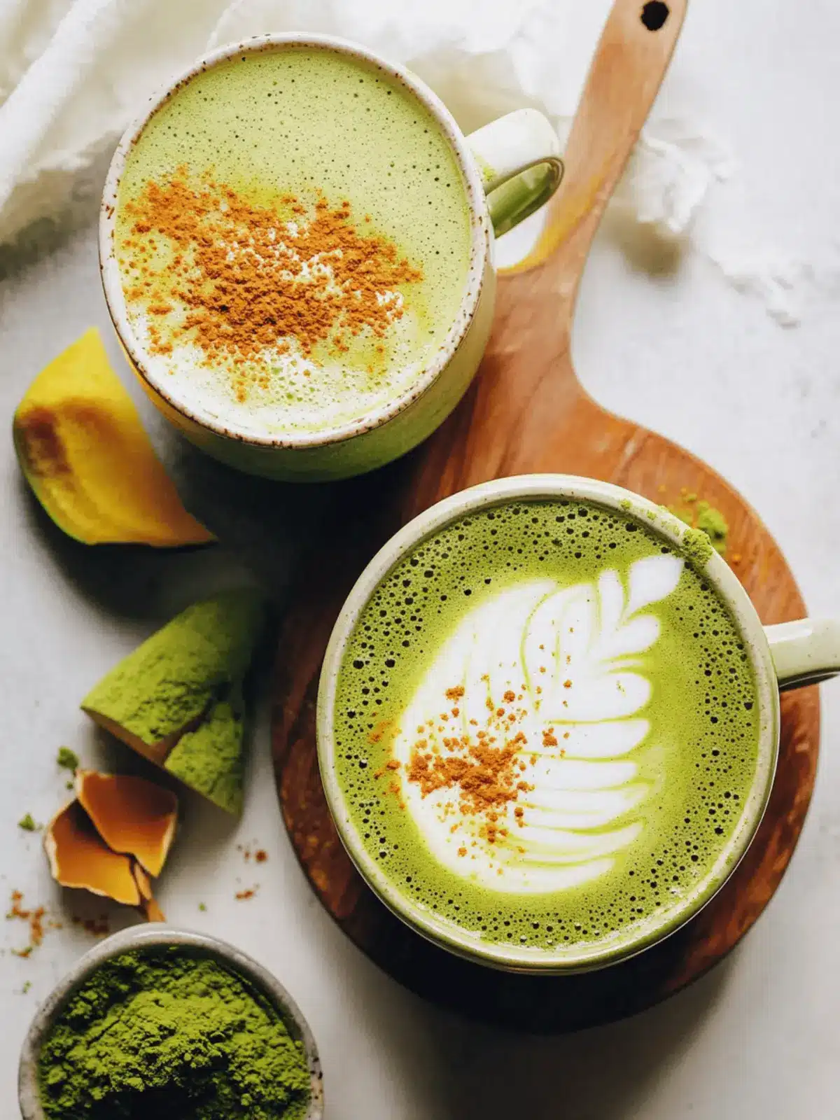Golden Matcha Latte (2 Ways