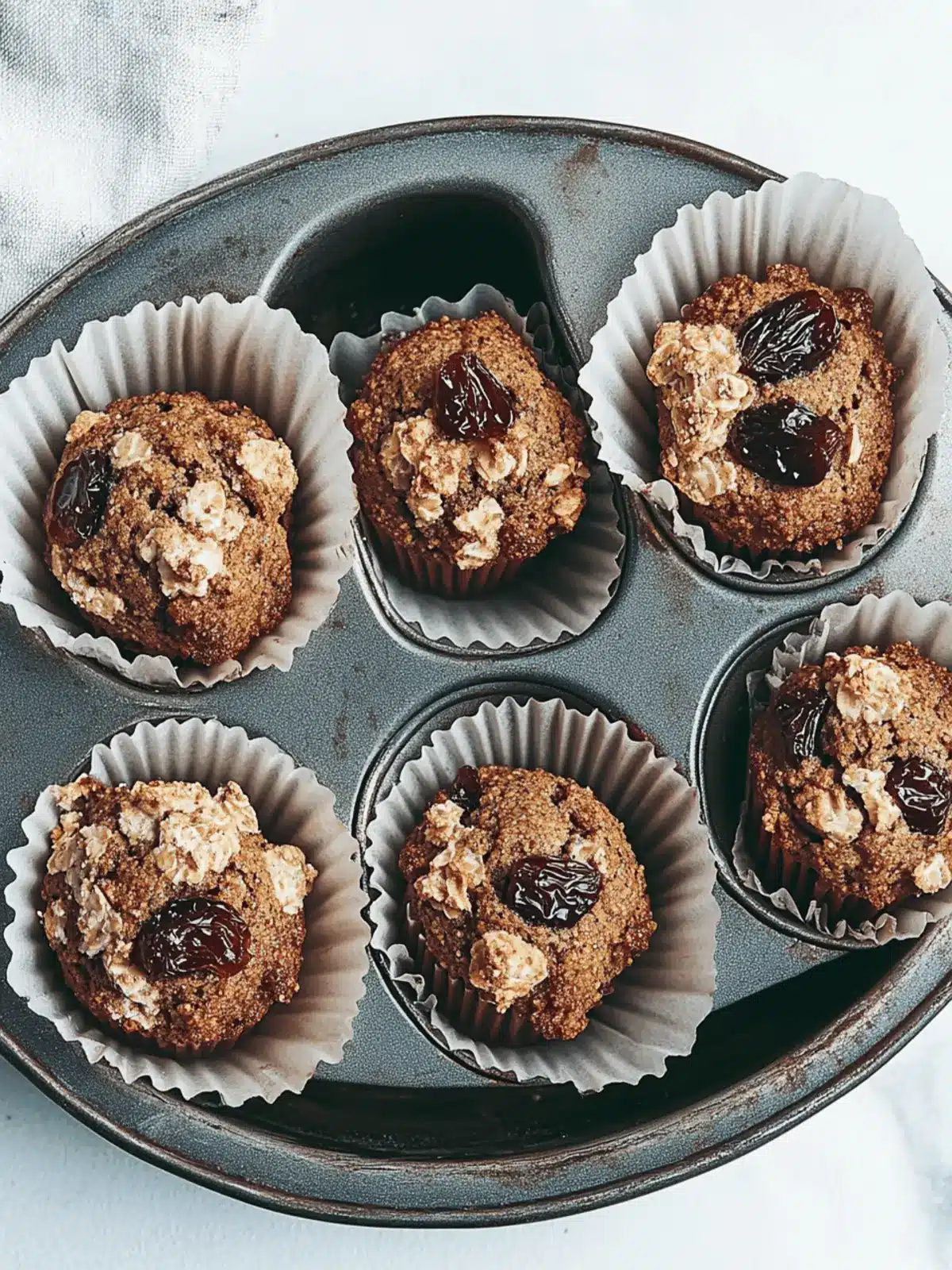 Chocolate-Date Bran Muffins