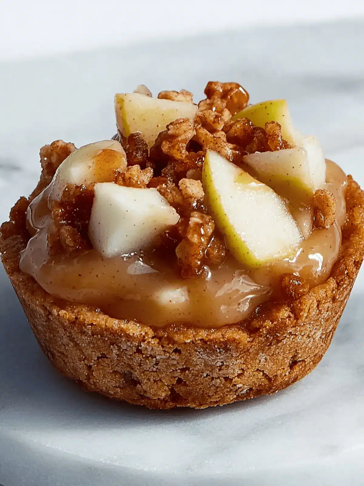 Apple Crisp Cookie Cups