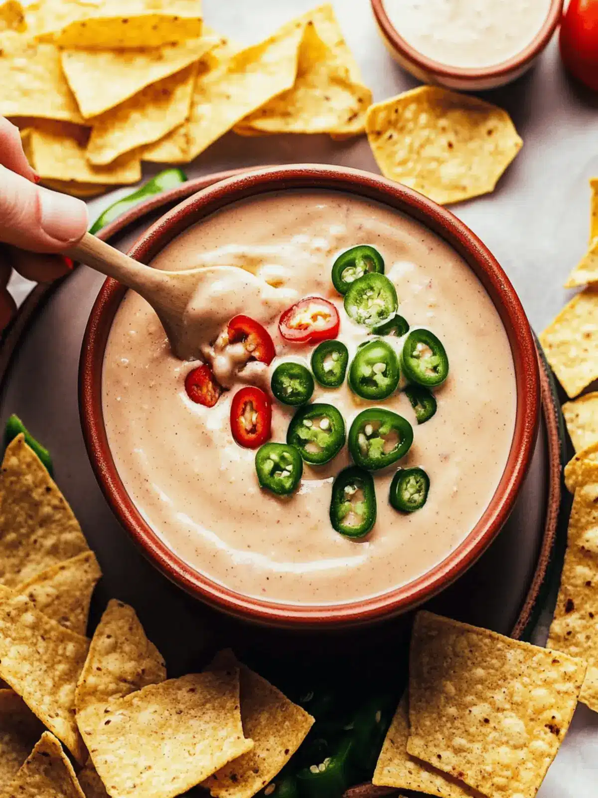 Creamy Vegan White Bean Queso