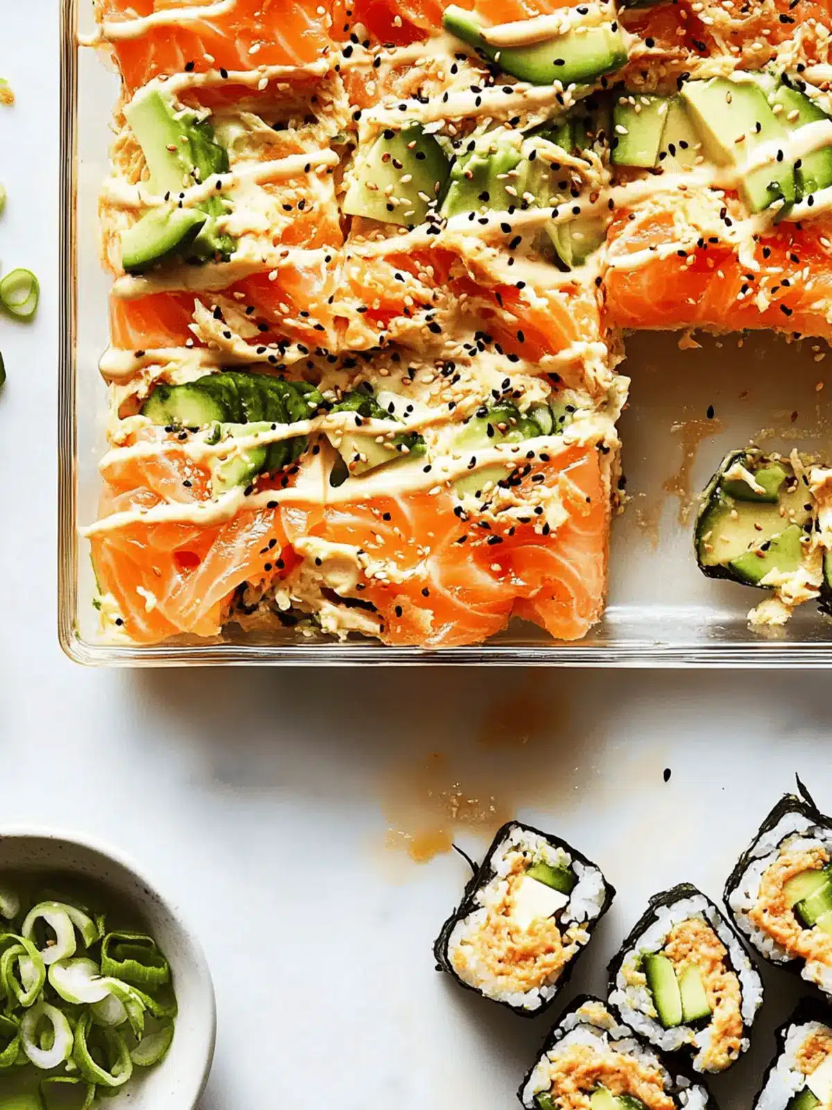 Sushi Bake Delight – Easy Recipe for Cozy Family Dinners 3 Sushi Bake