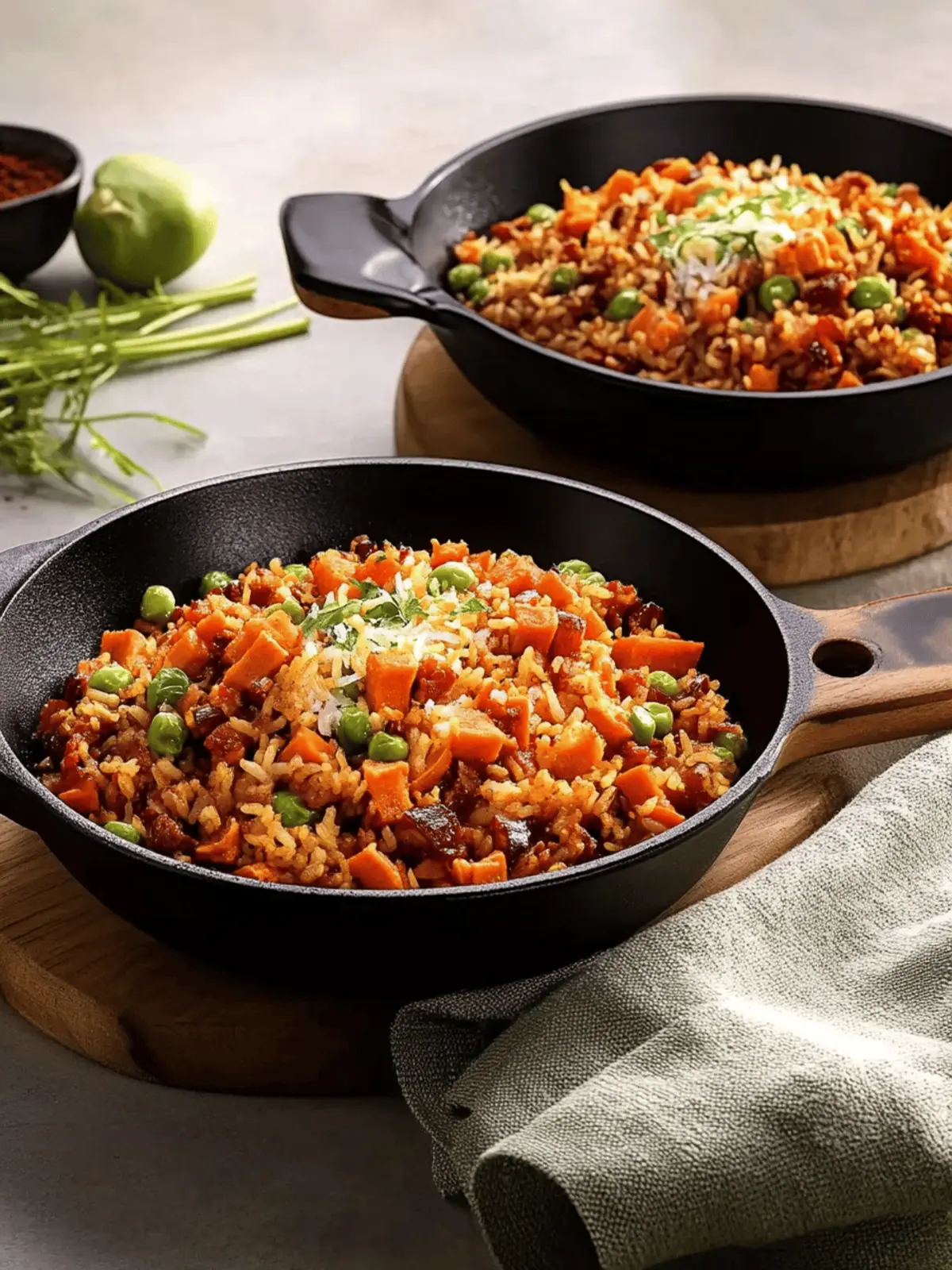 Breakfast Fried Sweetpotato Rice