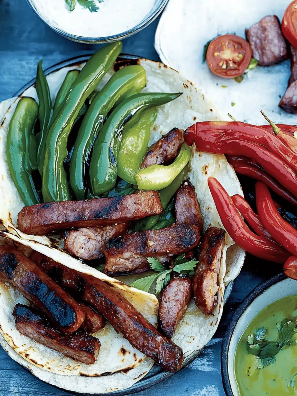 Grilled Kielbasa Tacos