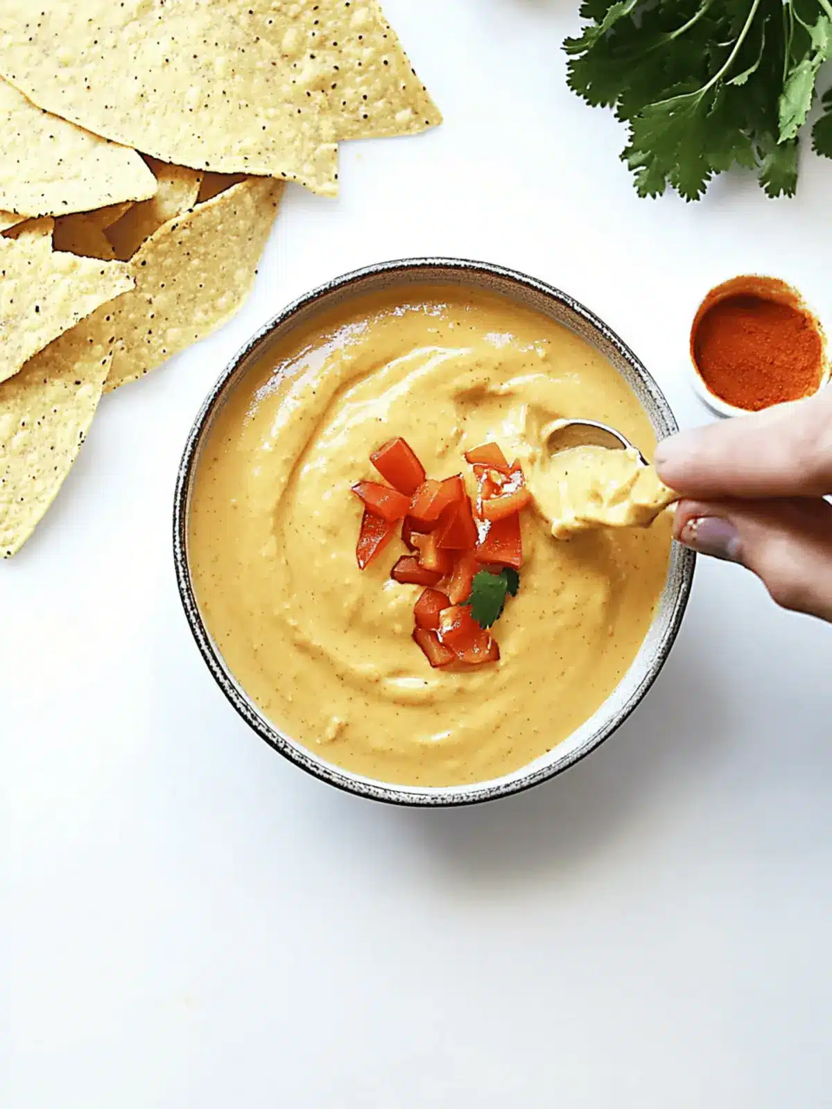 Cashew-Less Vegan Queso