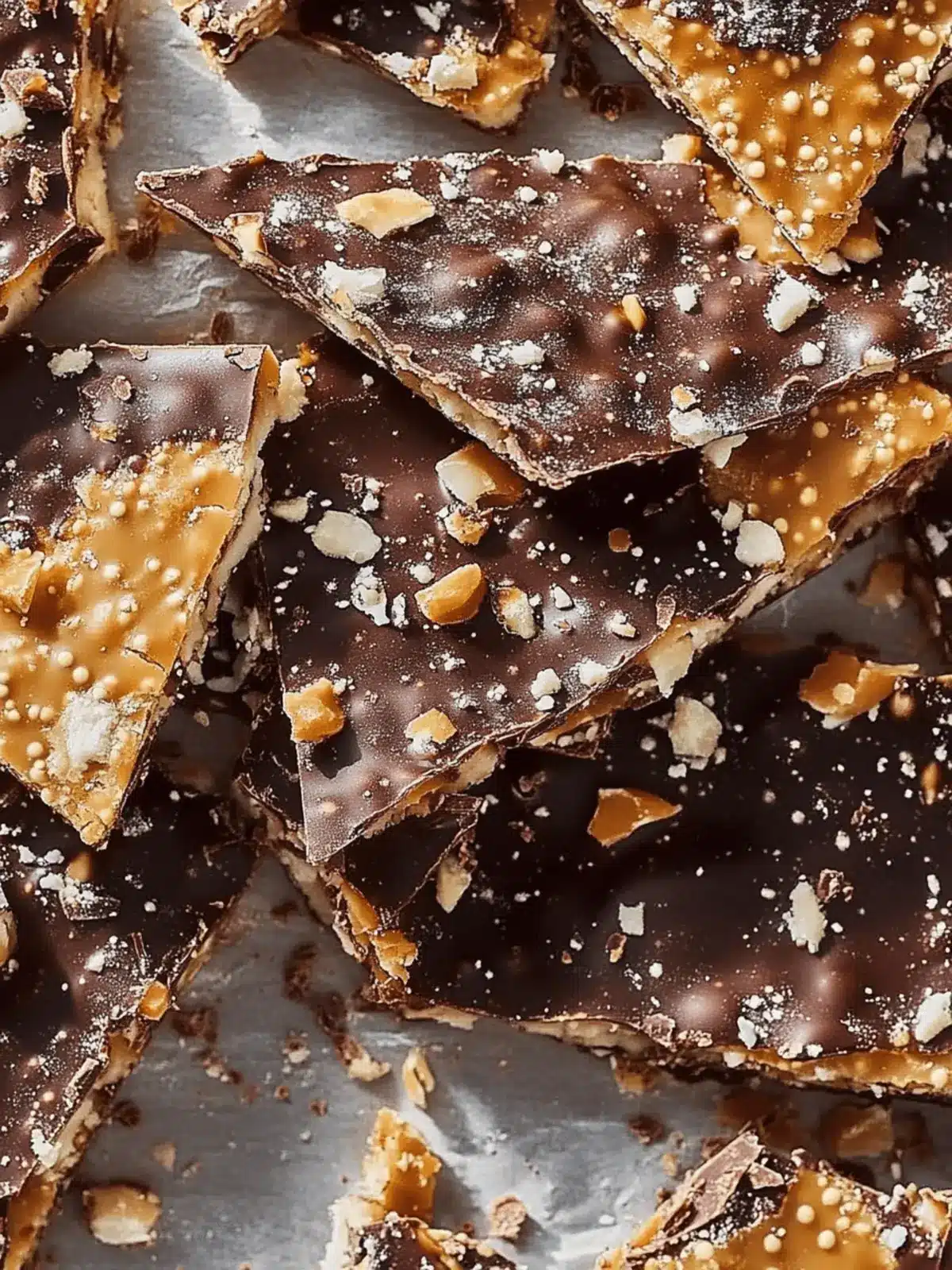Chocolate Toffee Matzo