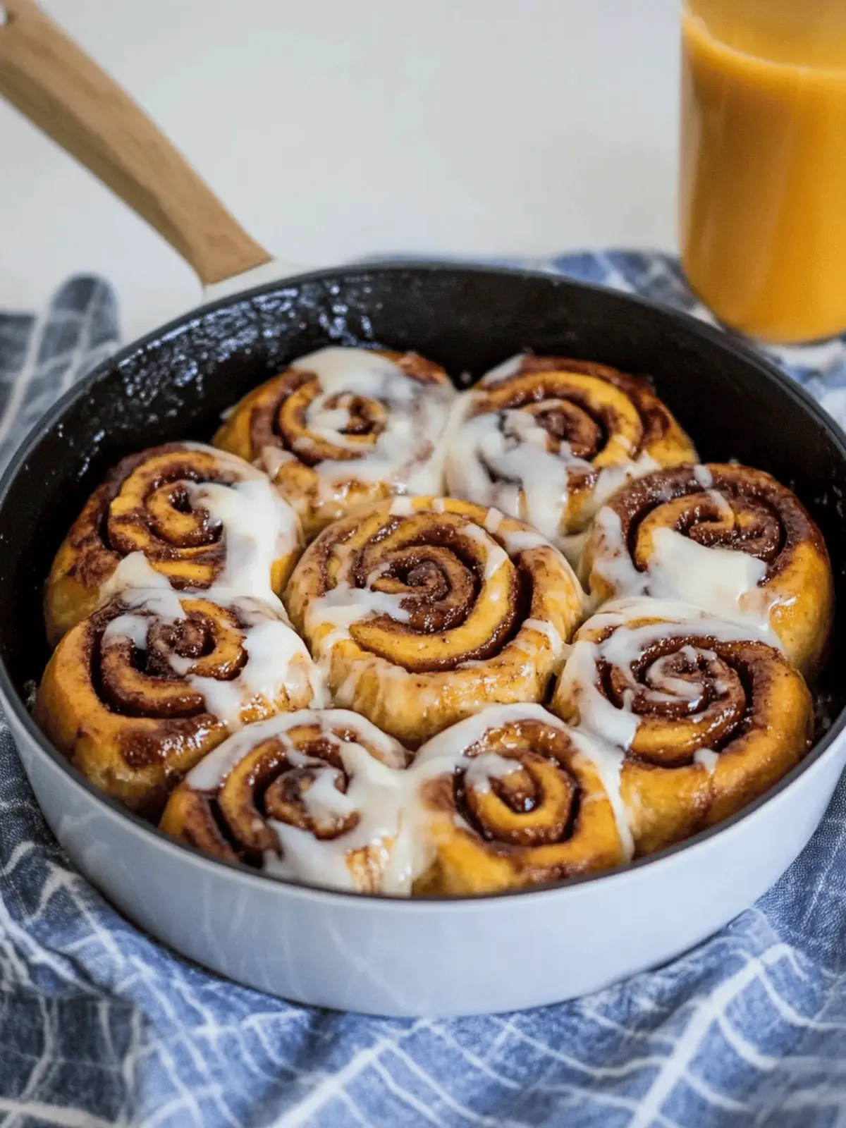 Easy Sweetpotato Cinnamon Rolls