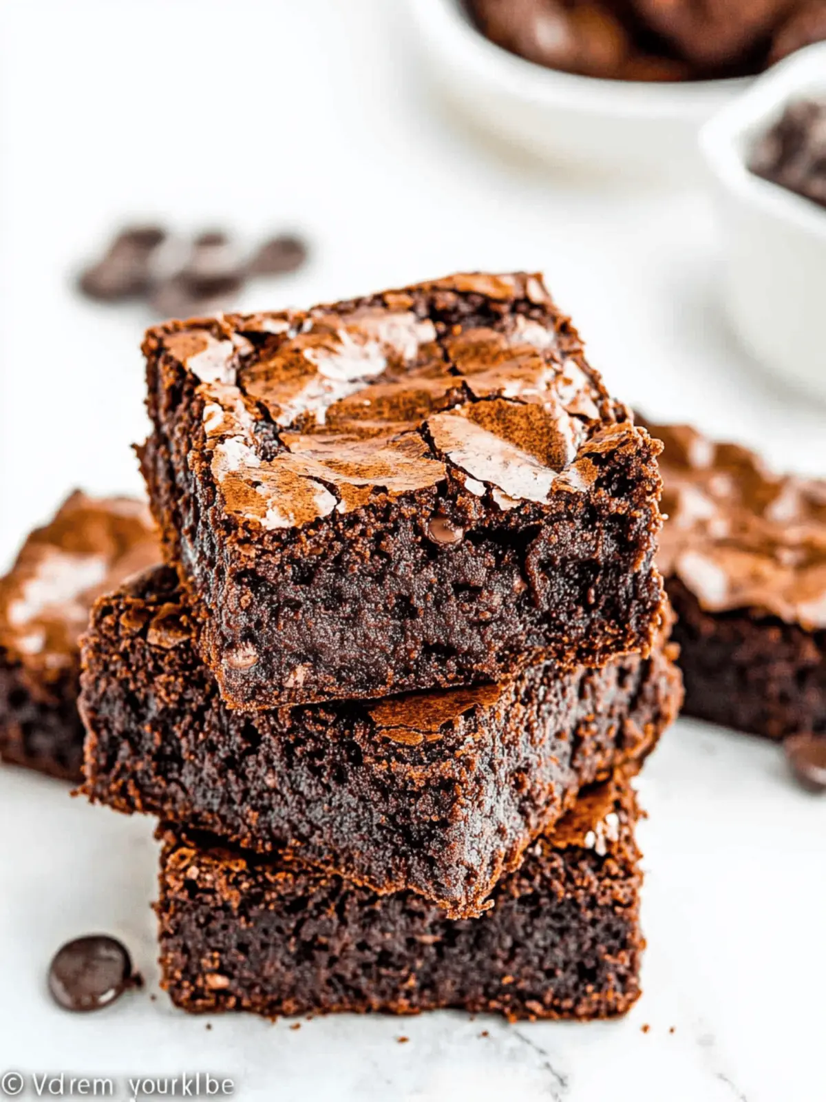 Ultimate Fudgy Brownies without Eggs